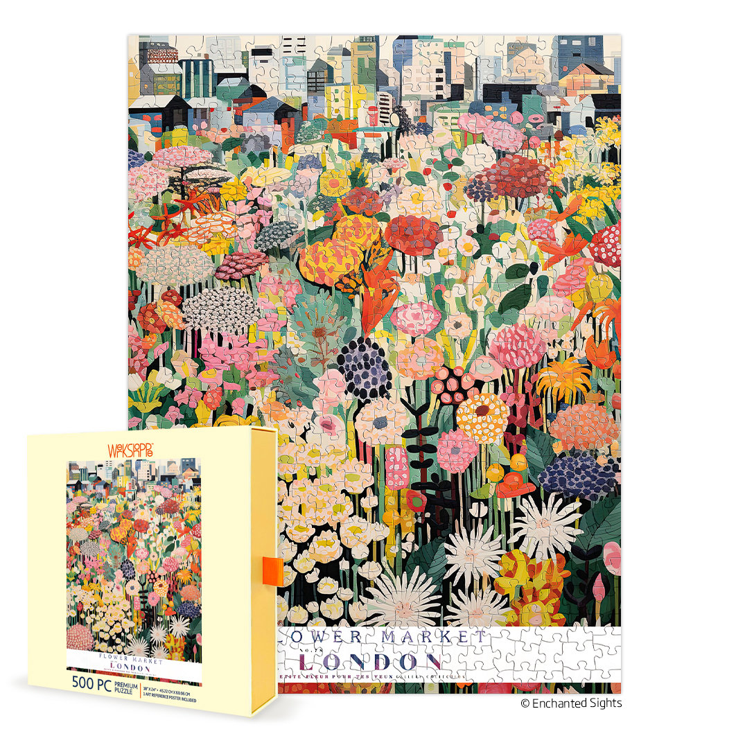 Picture of London Flower Market 500 Piece Puzzle