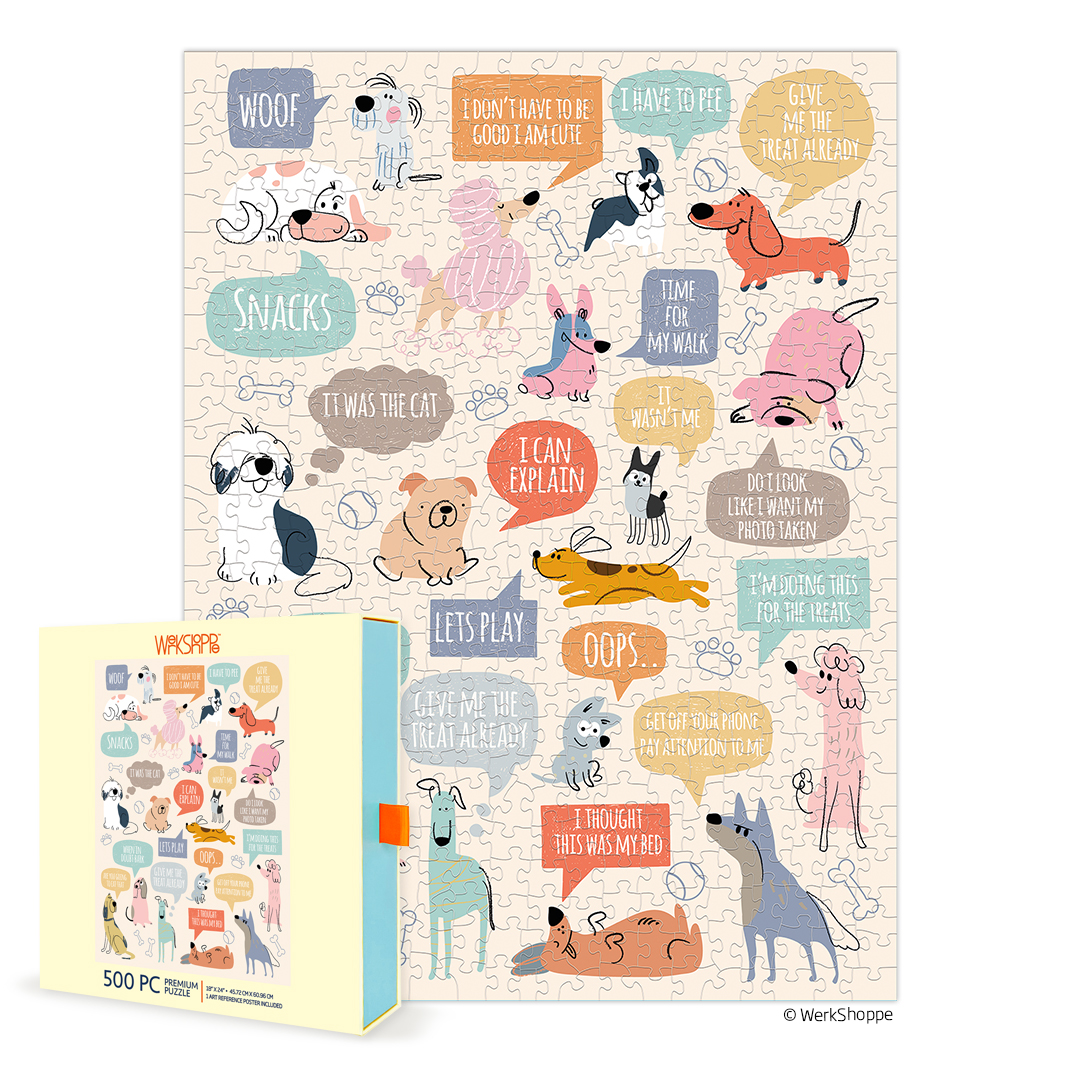 Picture of If Dogs Could Talk 500 Piece Puzzle