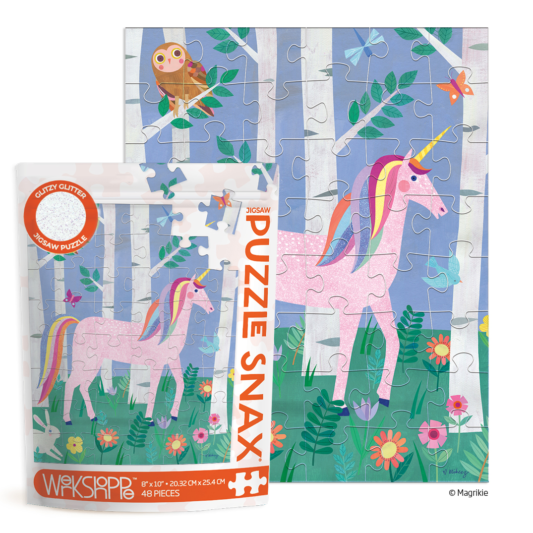 Picture of Unicorn Forest 48 Puzzle Snax