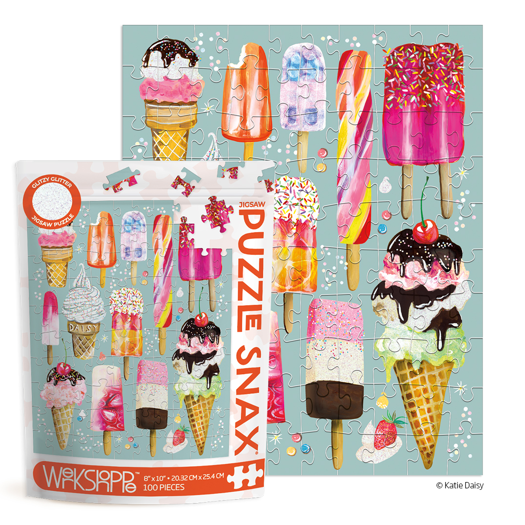 Picture of Ice Cream & Pops 100 Puzzle Snax
