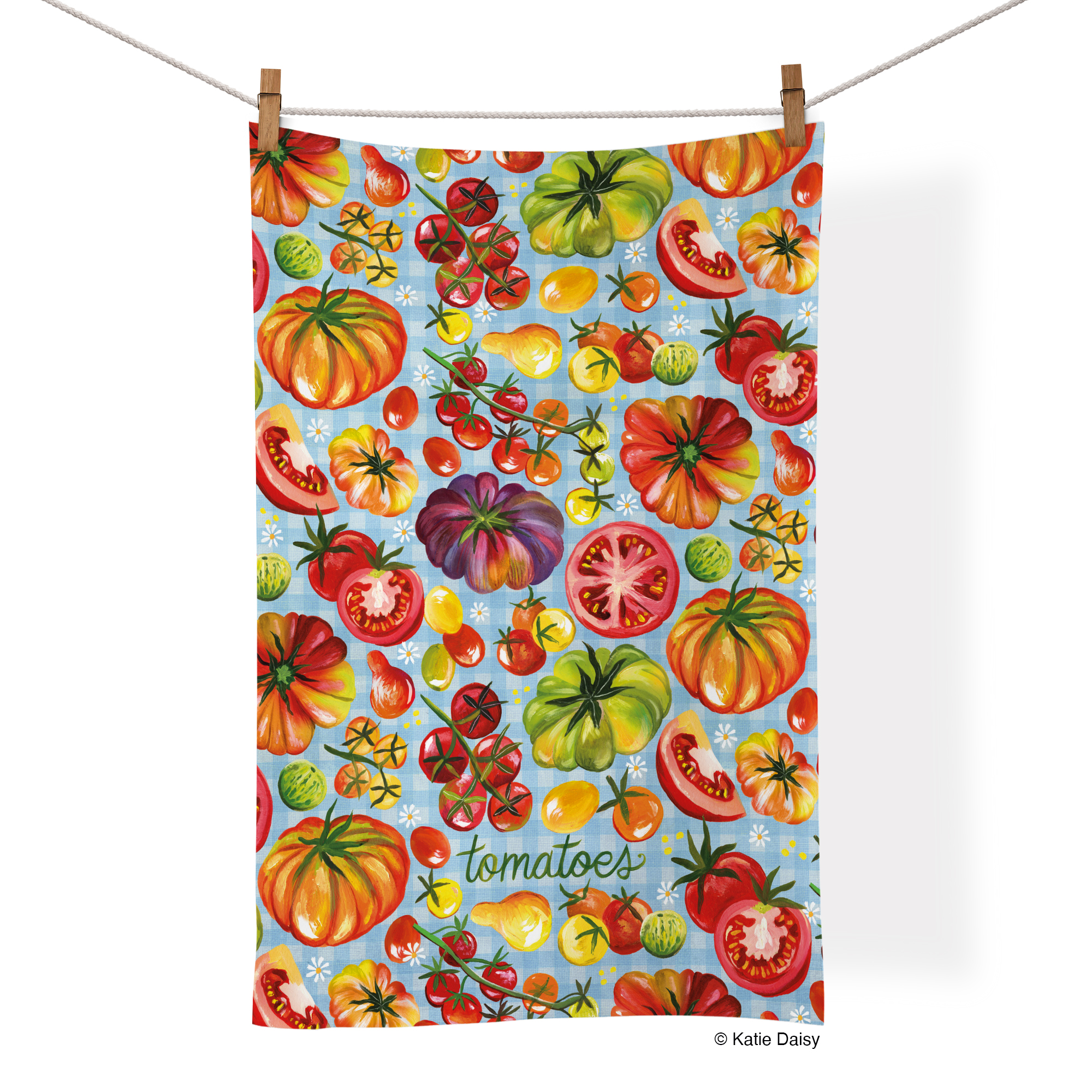 Picture of Tomatoes 100% Cotton Tea Towel