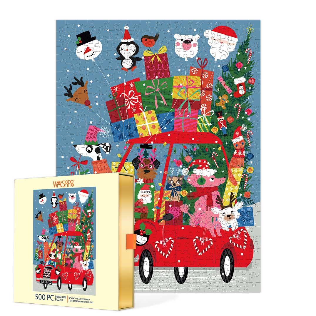 Picture of Festive Fun Car 500 Piece Puzzle