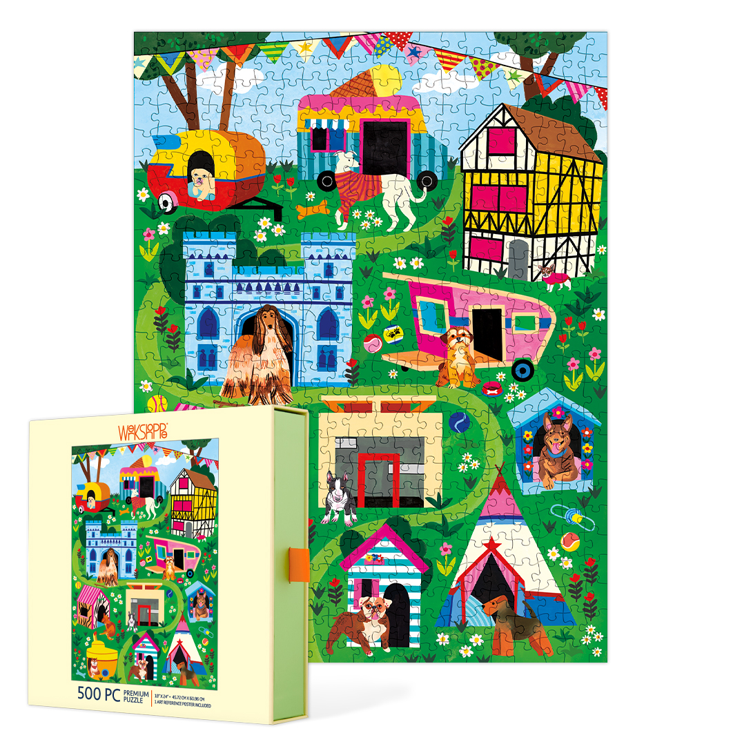 Picture of Doggie Dreamhouse 500 Piece Puzzle