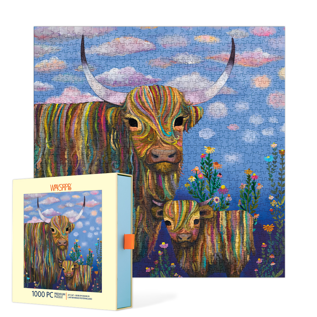 Picture of Highland Cows 1000 Piece Puzzle