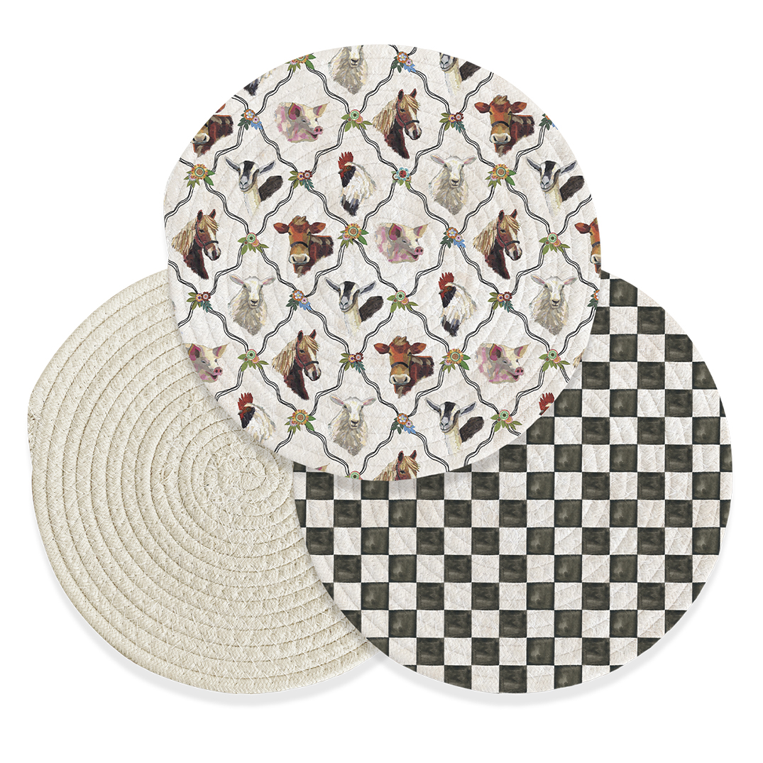 Picture of At The Farm Trivets