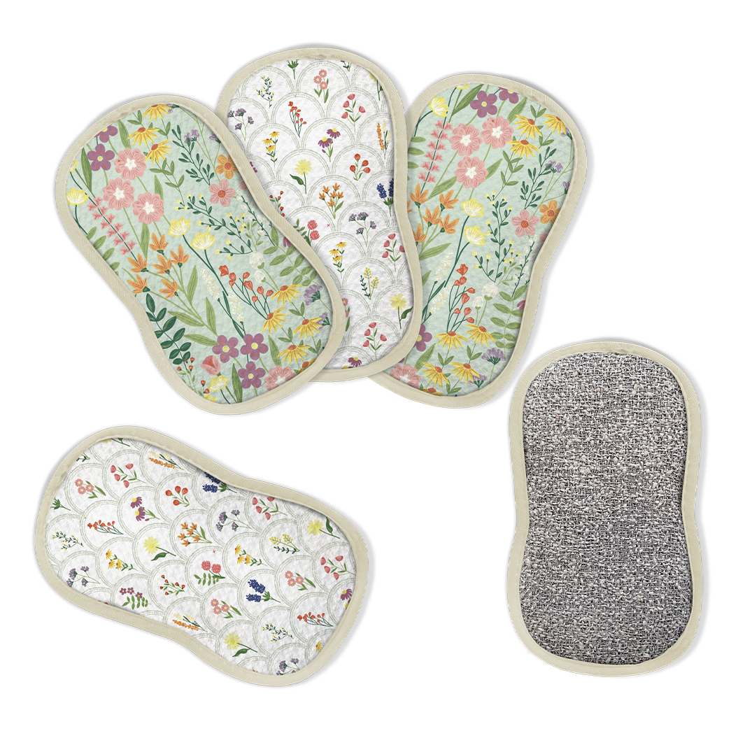 Picture of Wildflowers Scrubbie Set