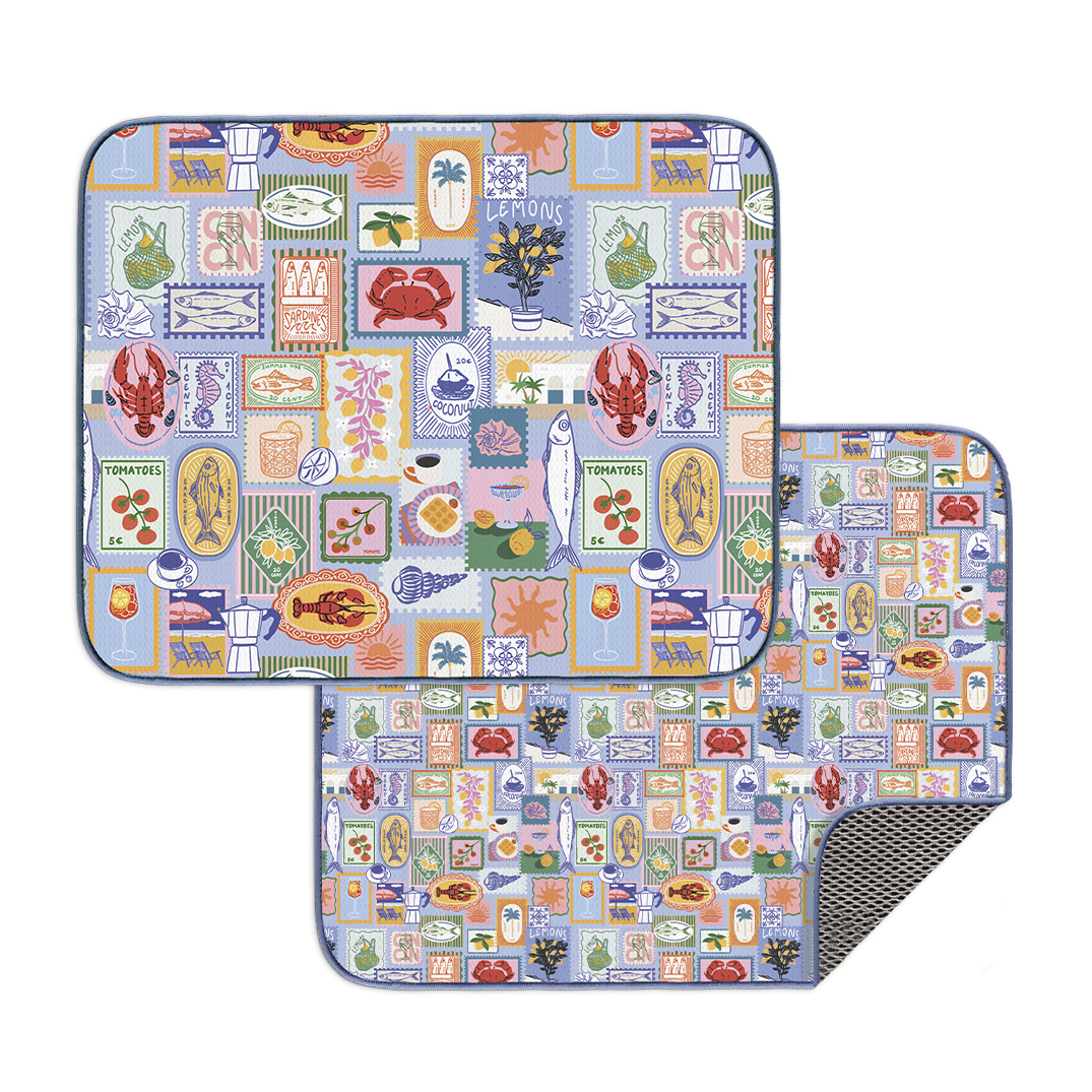 Picture of Mediterranean Summer Dish Mat Set