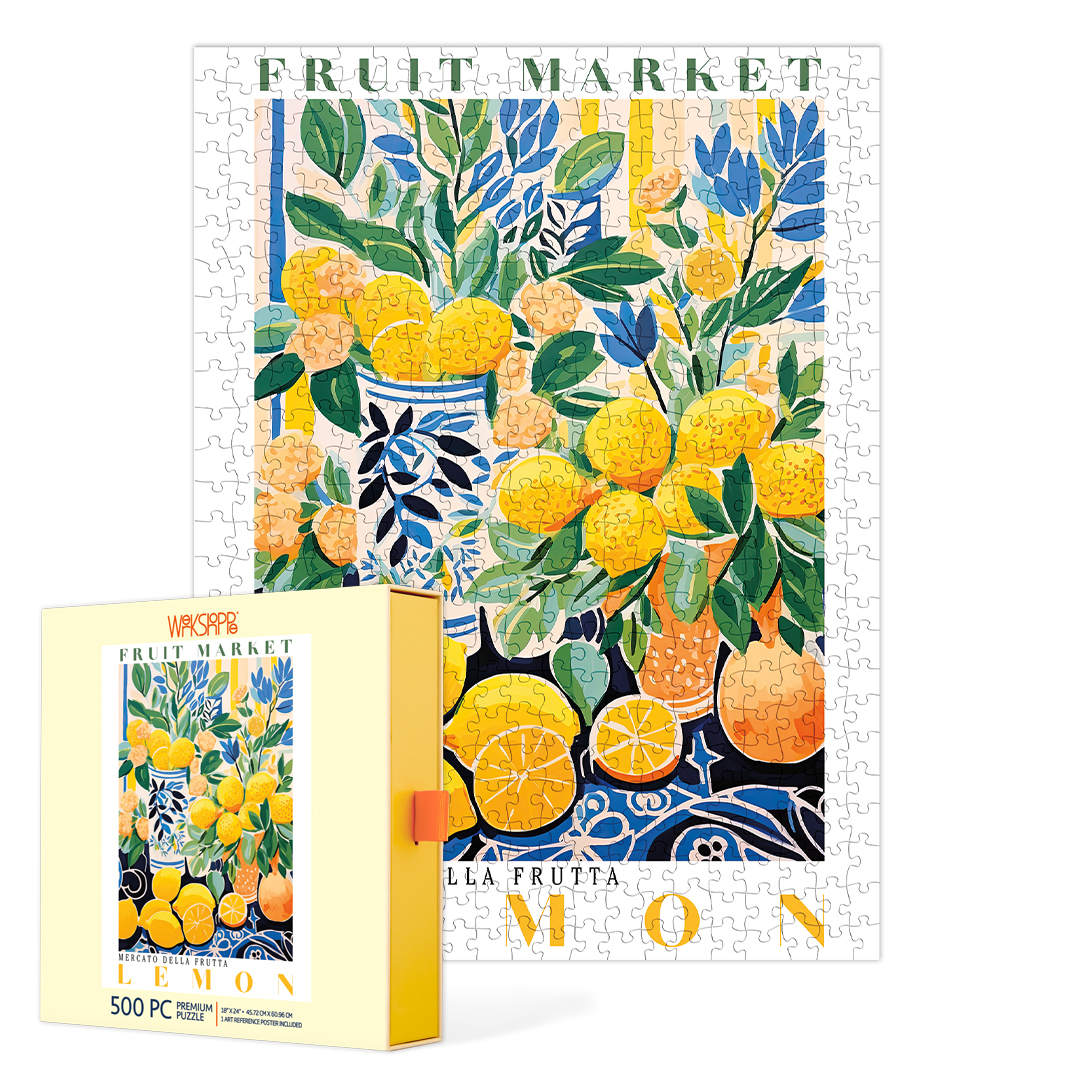 Picture of Fruit Market Lemons 500 Piece Puzzle