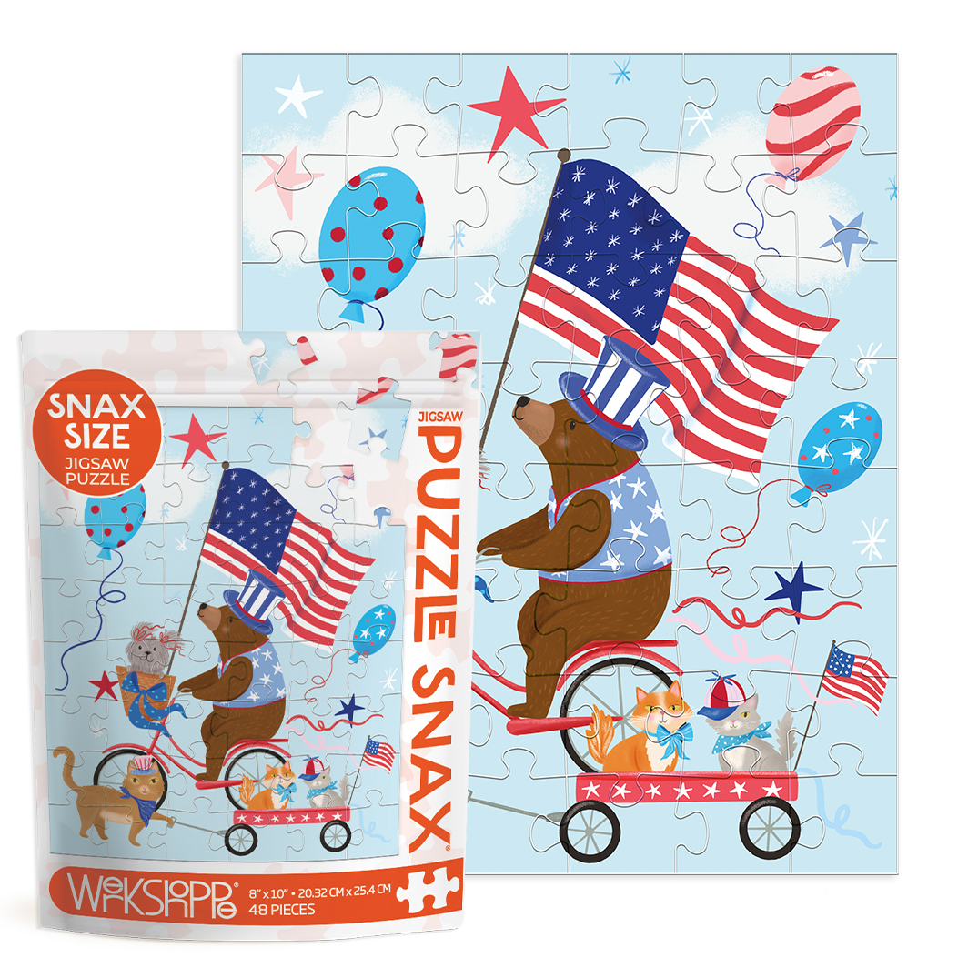 Picture of Paws & Stripes 48 Piece Puzzle Snax