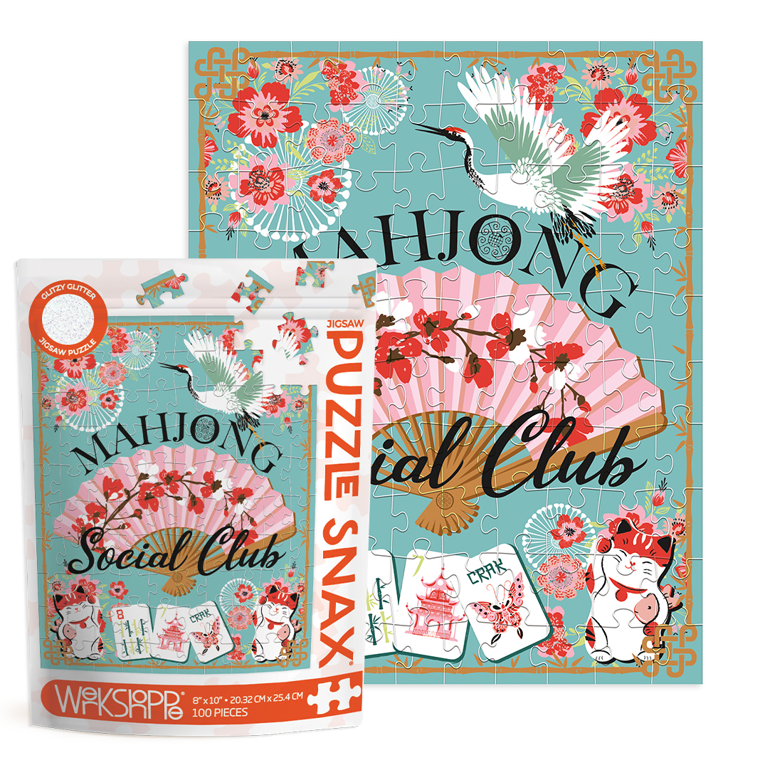 Picture of Mahjong Social Club 100 Piece Puzzle Snax