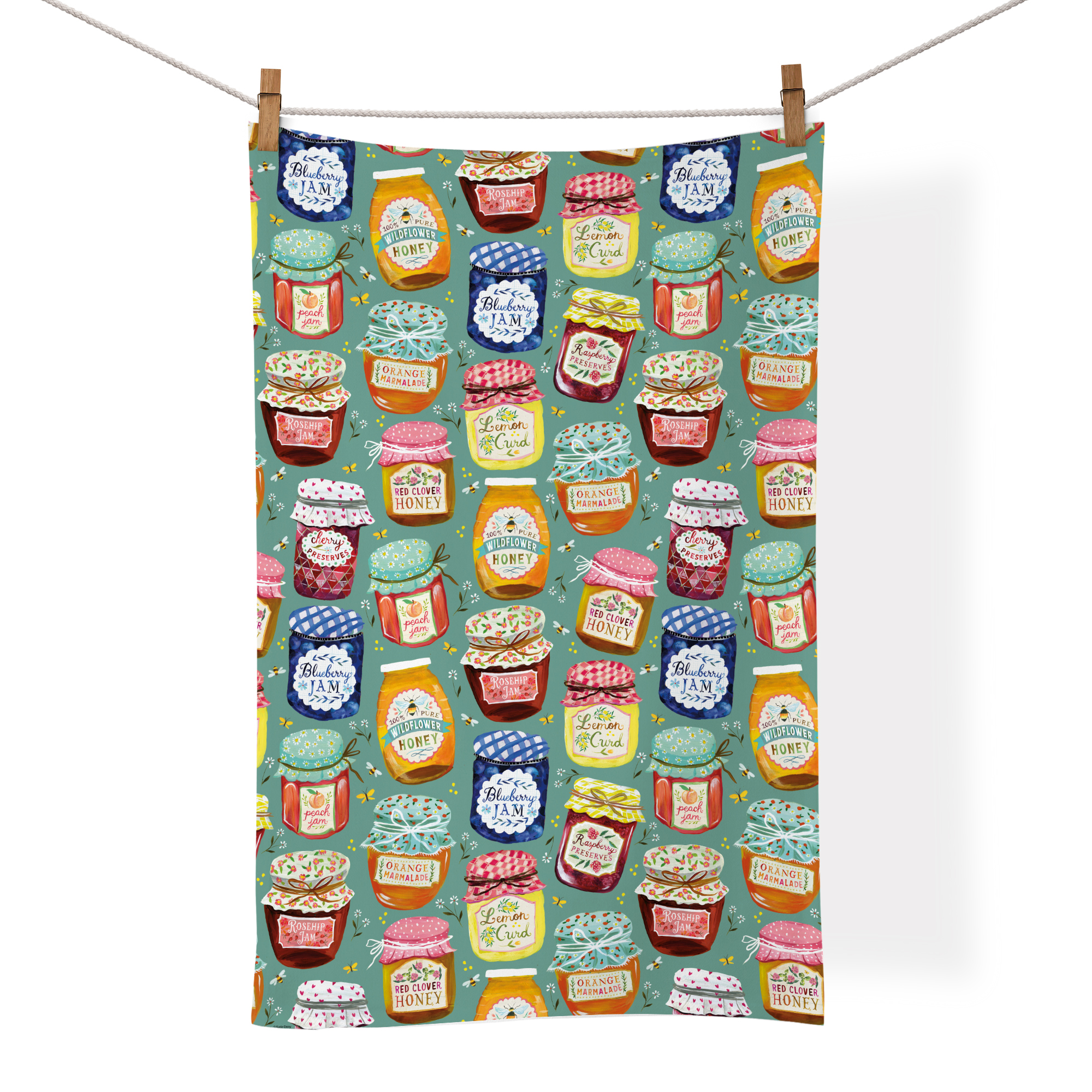 Picture of Jam & Honey 100% Cotton Tea Towel