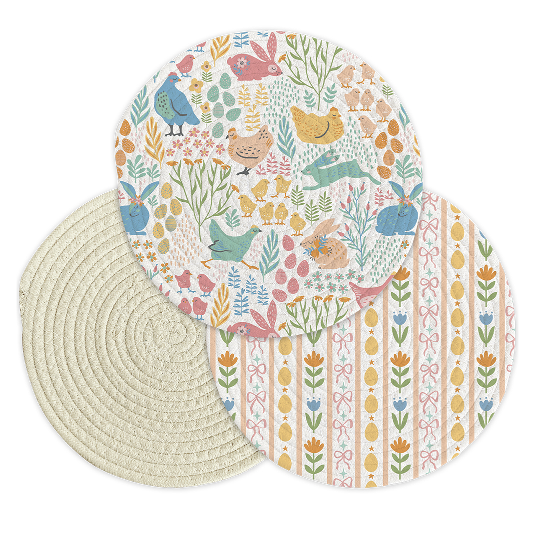Picture of Springtime Friends Trivets