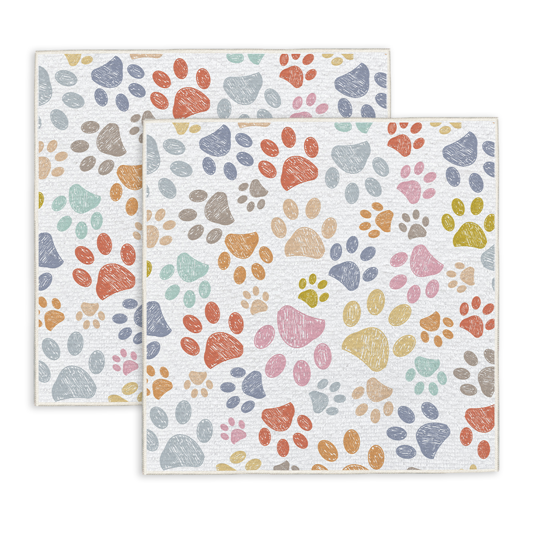 Picture of Paw Prints Pet Paw Towels