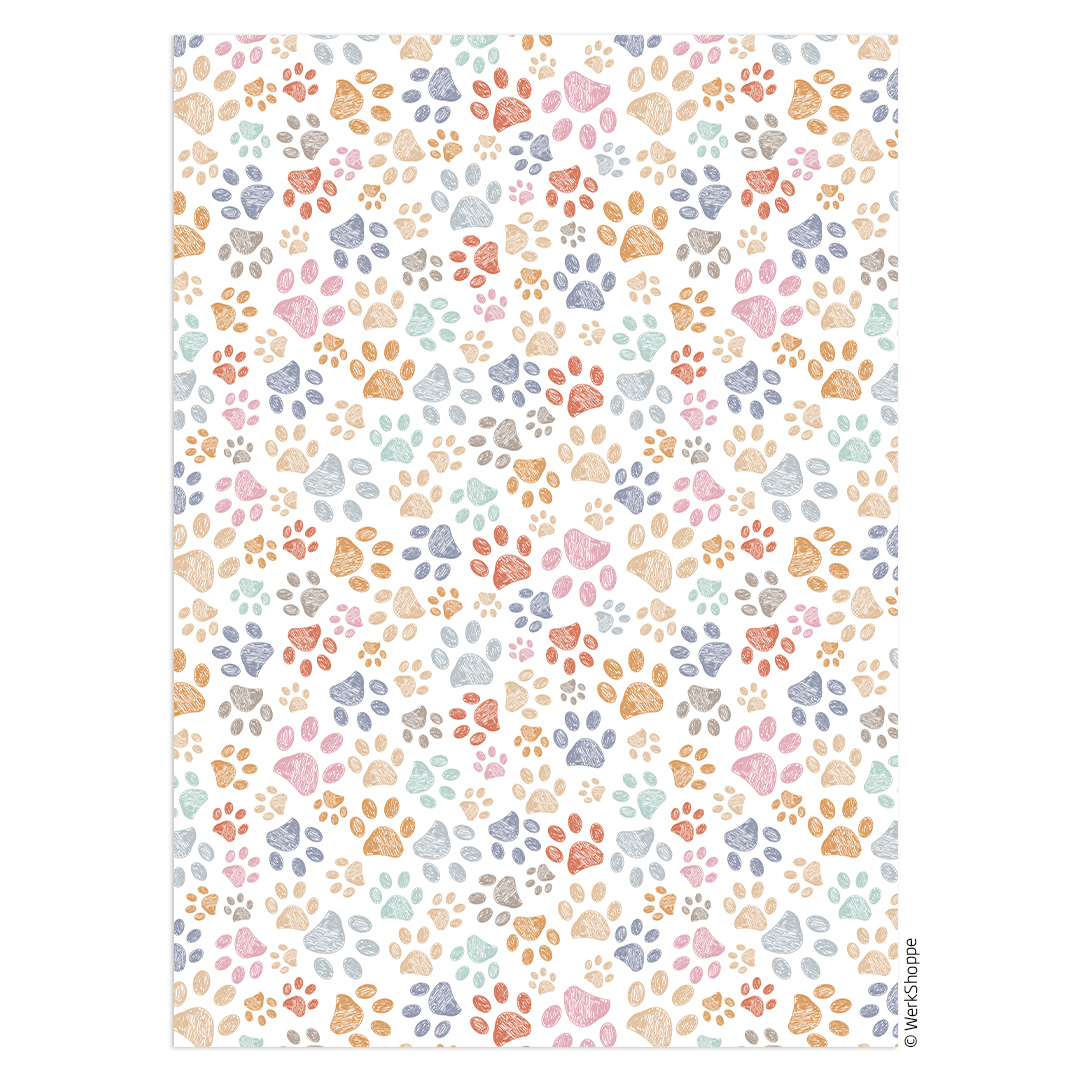 Picture of Paw Prints Furry Friend Blanket