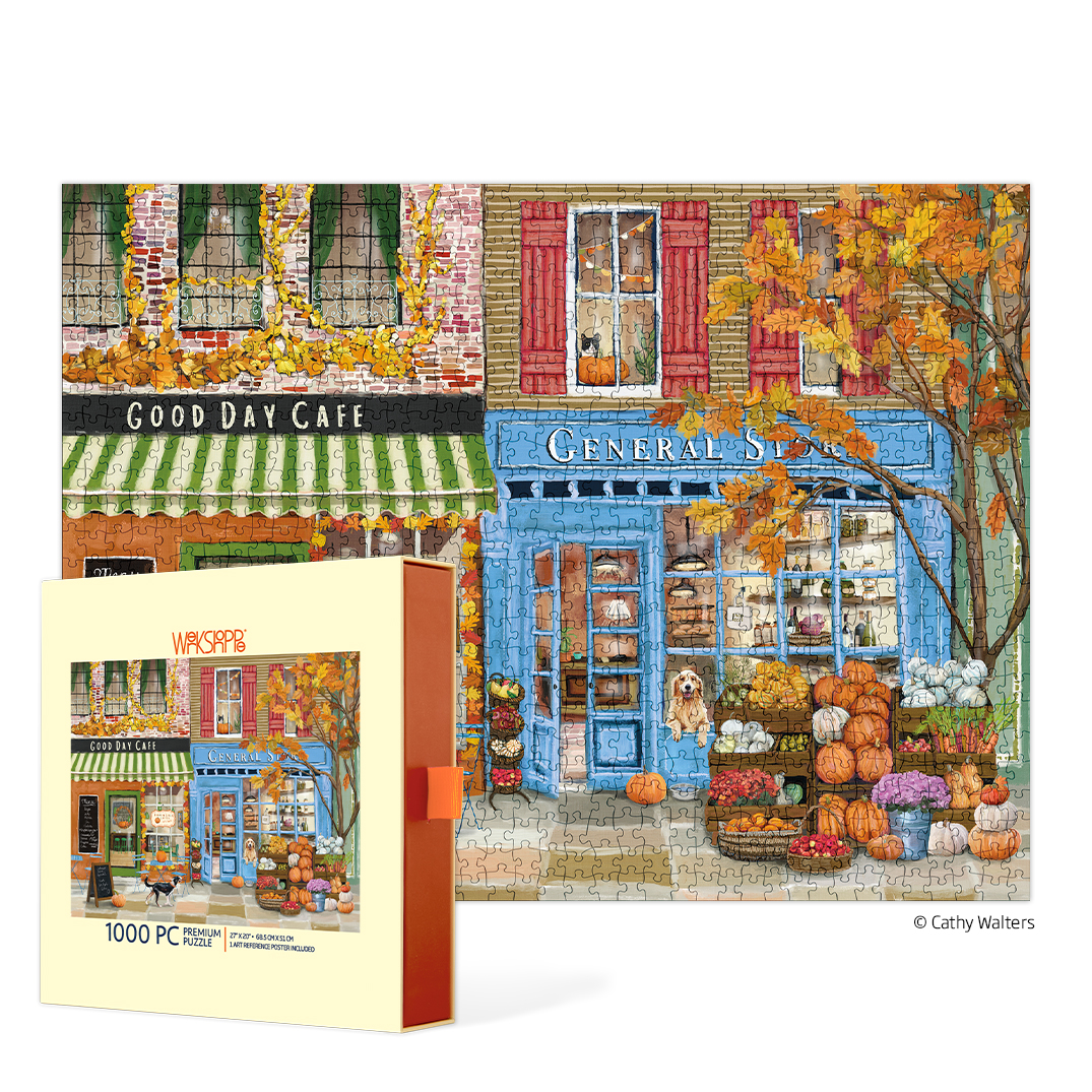 Picture of Autumn on Main 1000 PC Puzzle