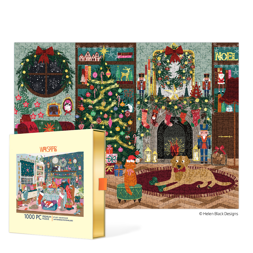 Picture of Festive Family Room 1000 PC Puzzle