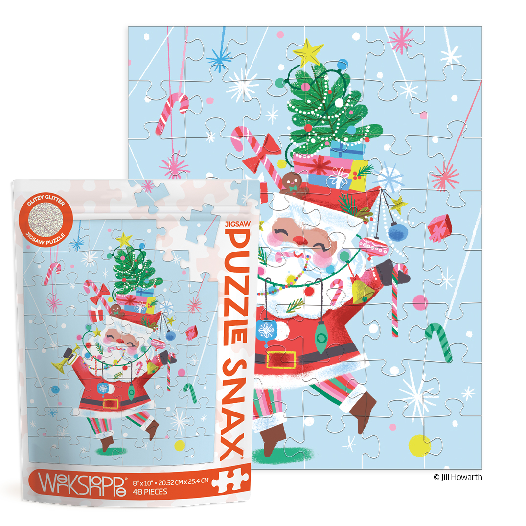 Picture of Fancy Pants Santa 48 Pc Puzle Snax