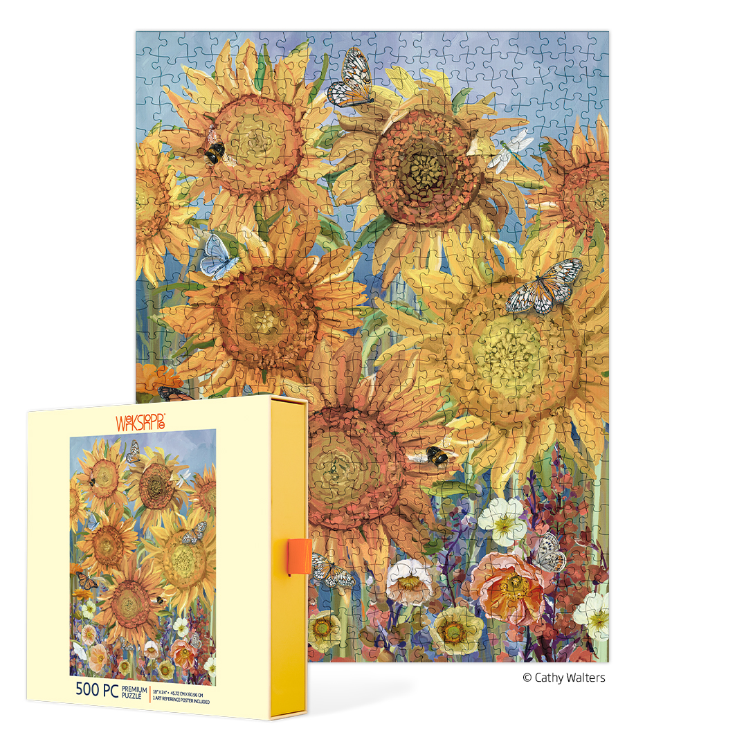 Picture of Sunflowers 500 PC Puzzle