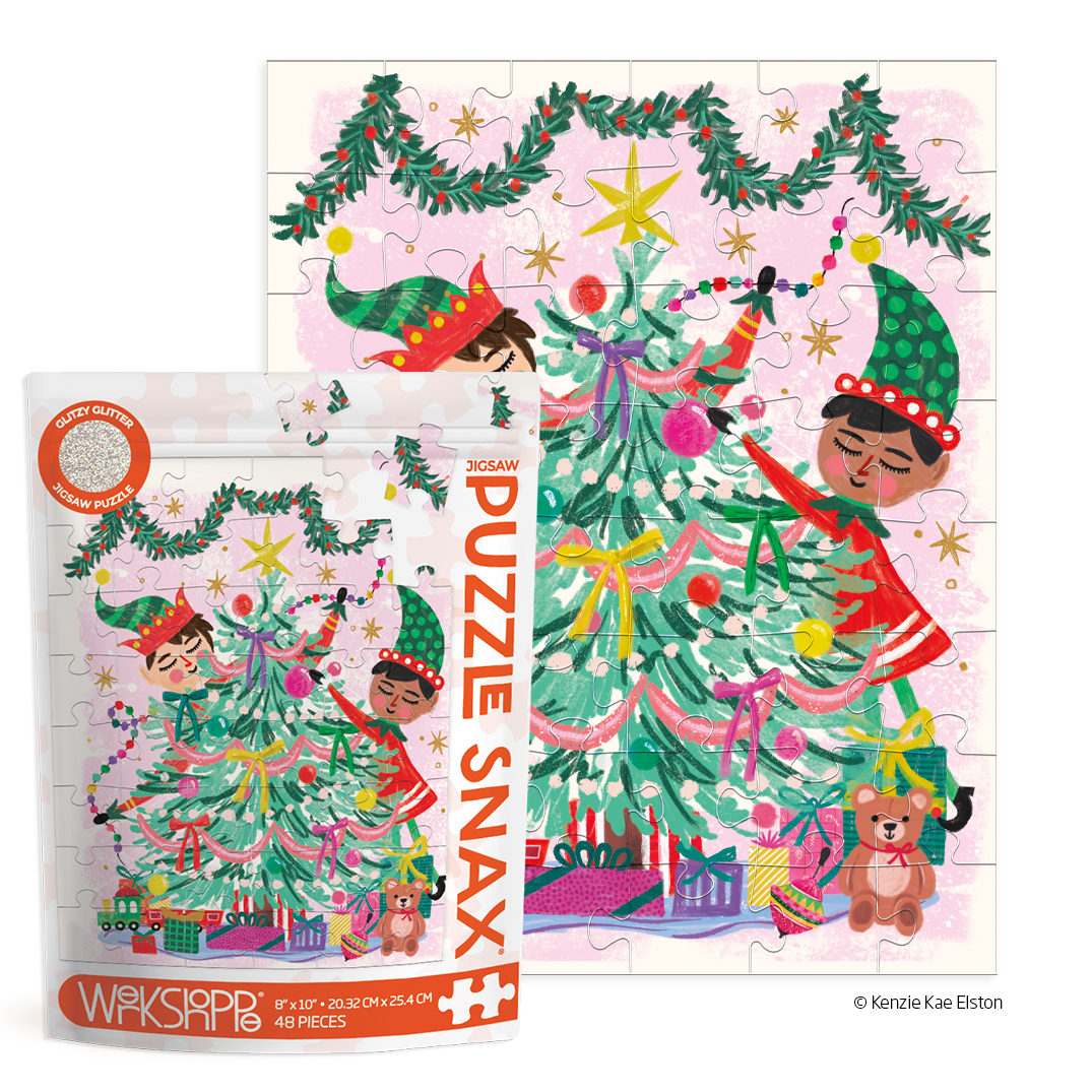 Picture of Elfing Around 48 Pc Puzzle Snax
