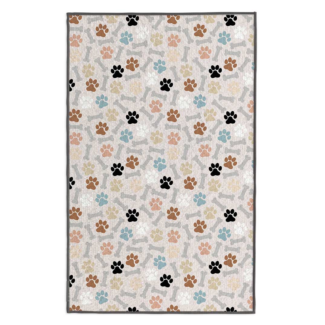 Picture of Pet Neutral DogPaws & Bone Pet Drying Towel