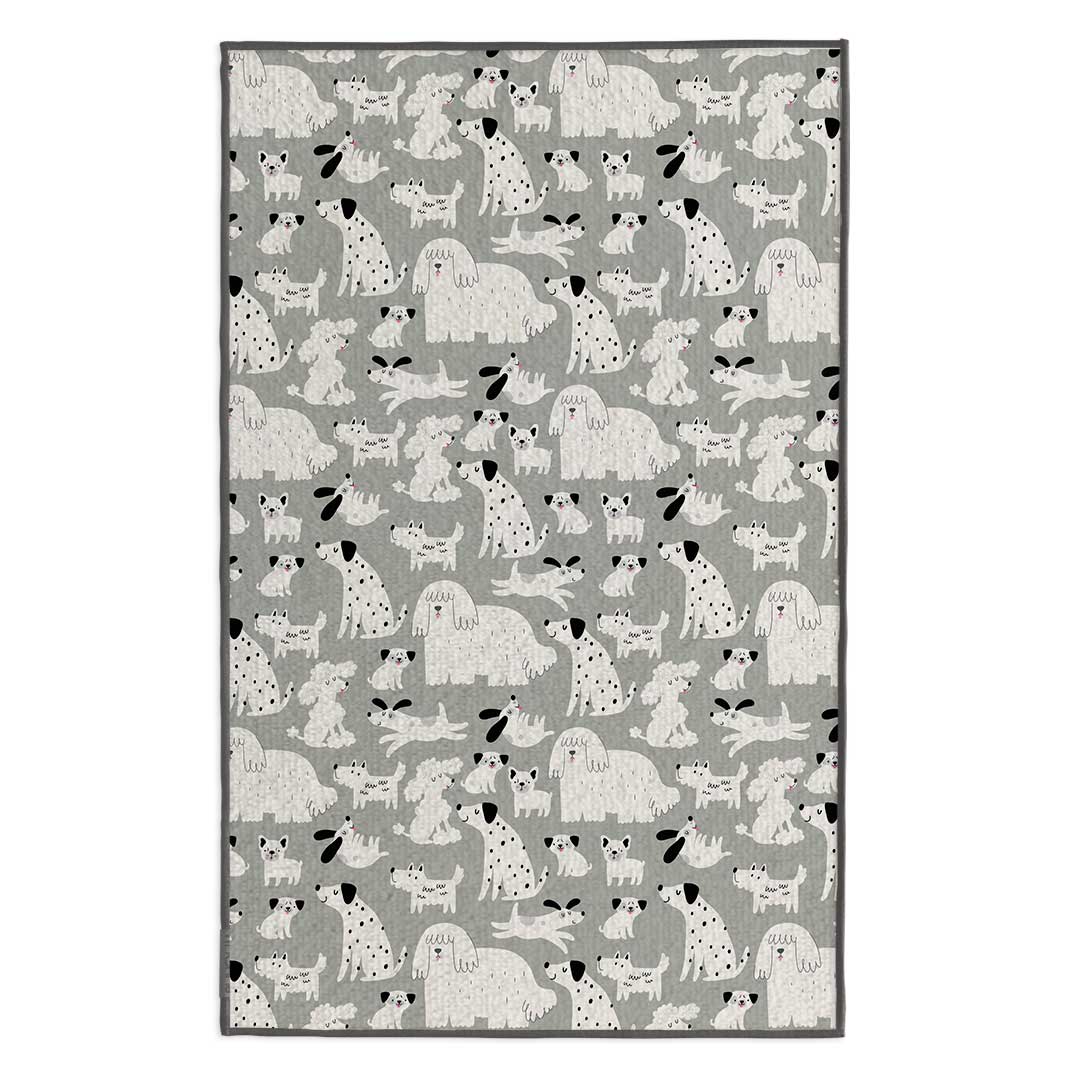 Picture of Pet Gray & Black Dogs Pet Drying Towel