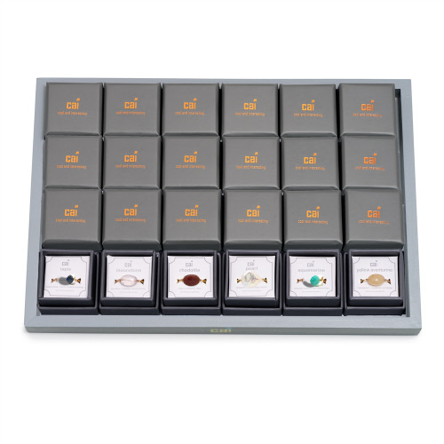 Picture of gemstone ring tray