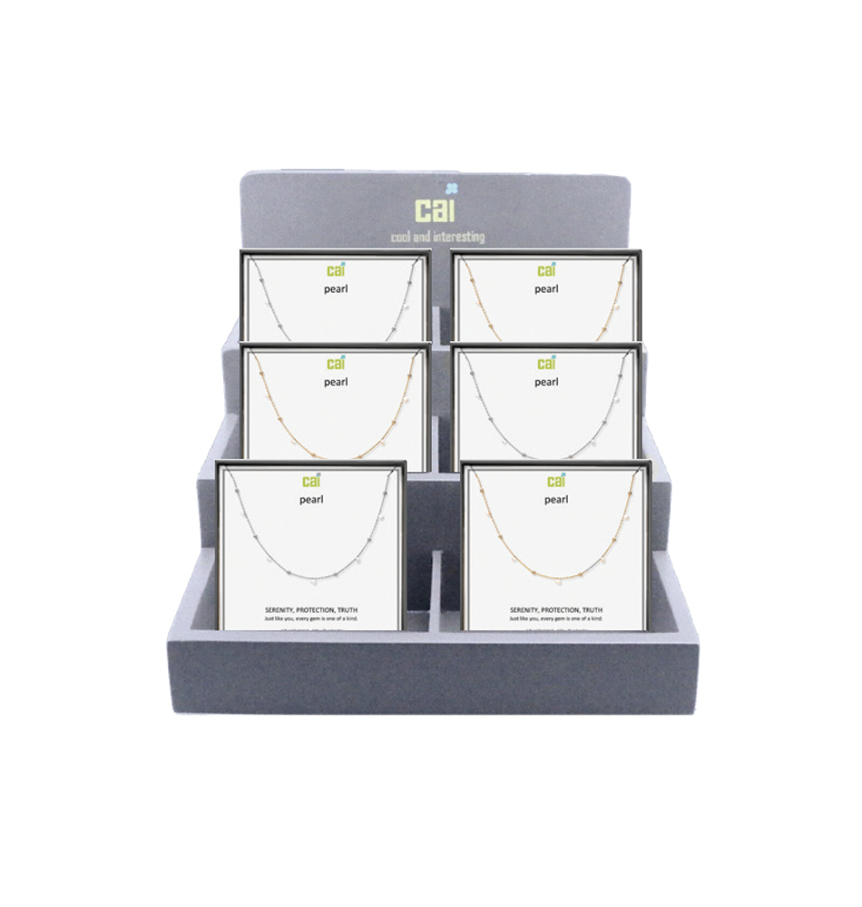 Picture of 24pc combo satellite gemstone necklace package-5%o