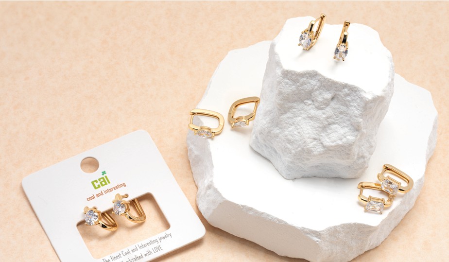 Picture of 36pc combo stone huggie hoope earrings package-fre