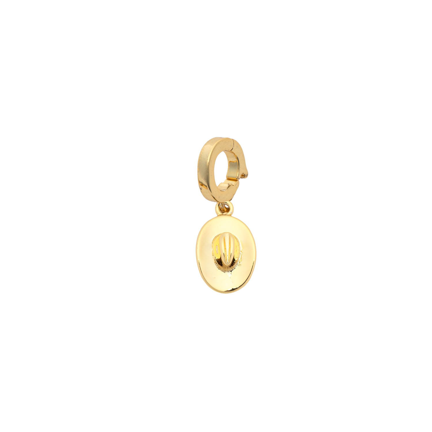 Picture of gold cowboy hat designed for charming charm