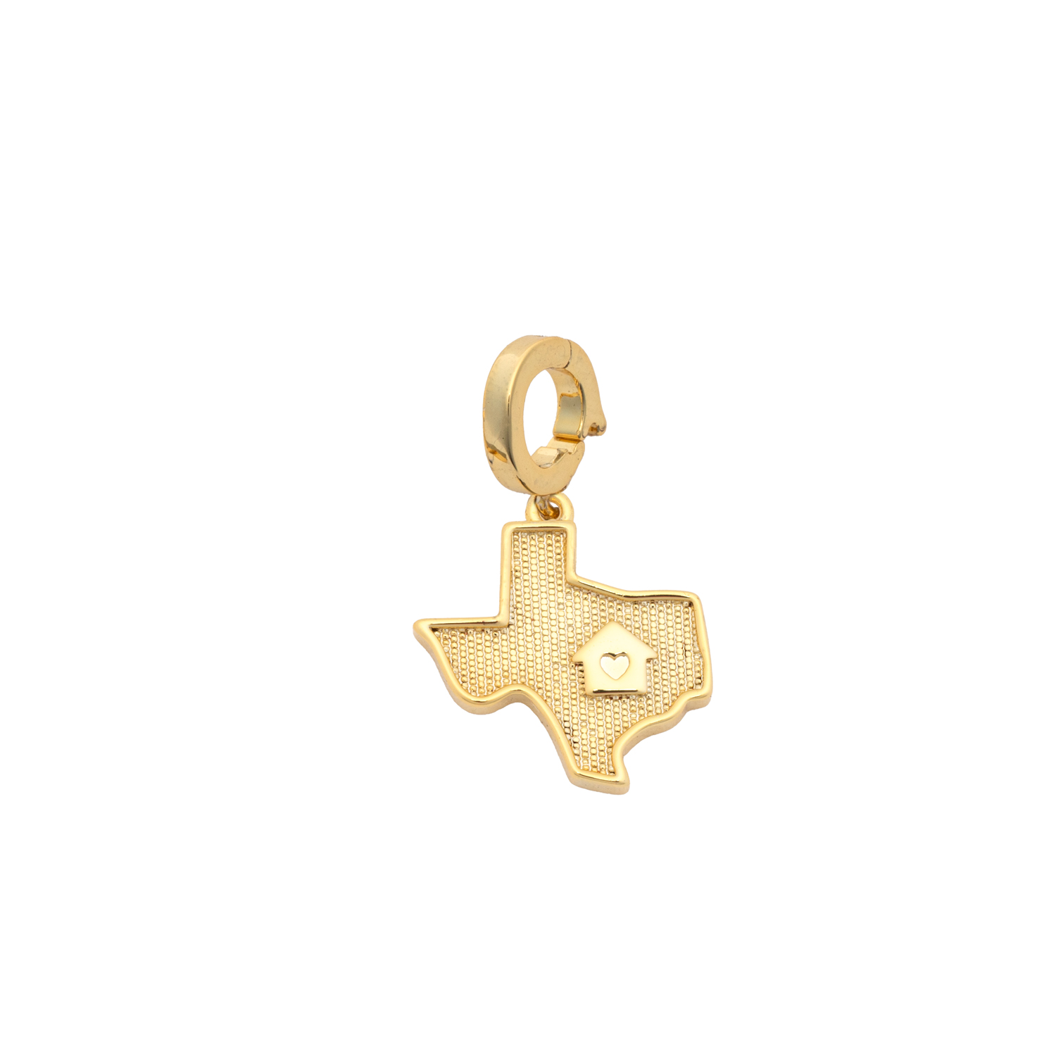Picture of gold TX home state designed for charming charm
