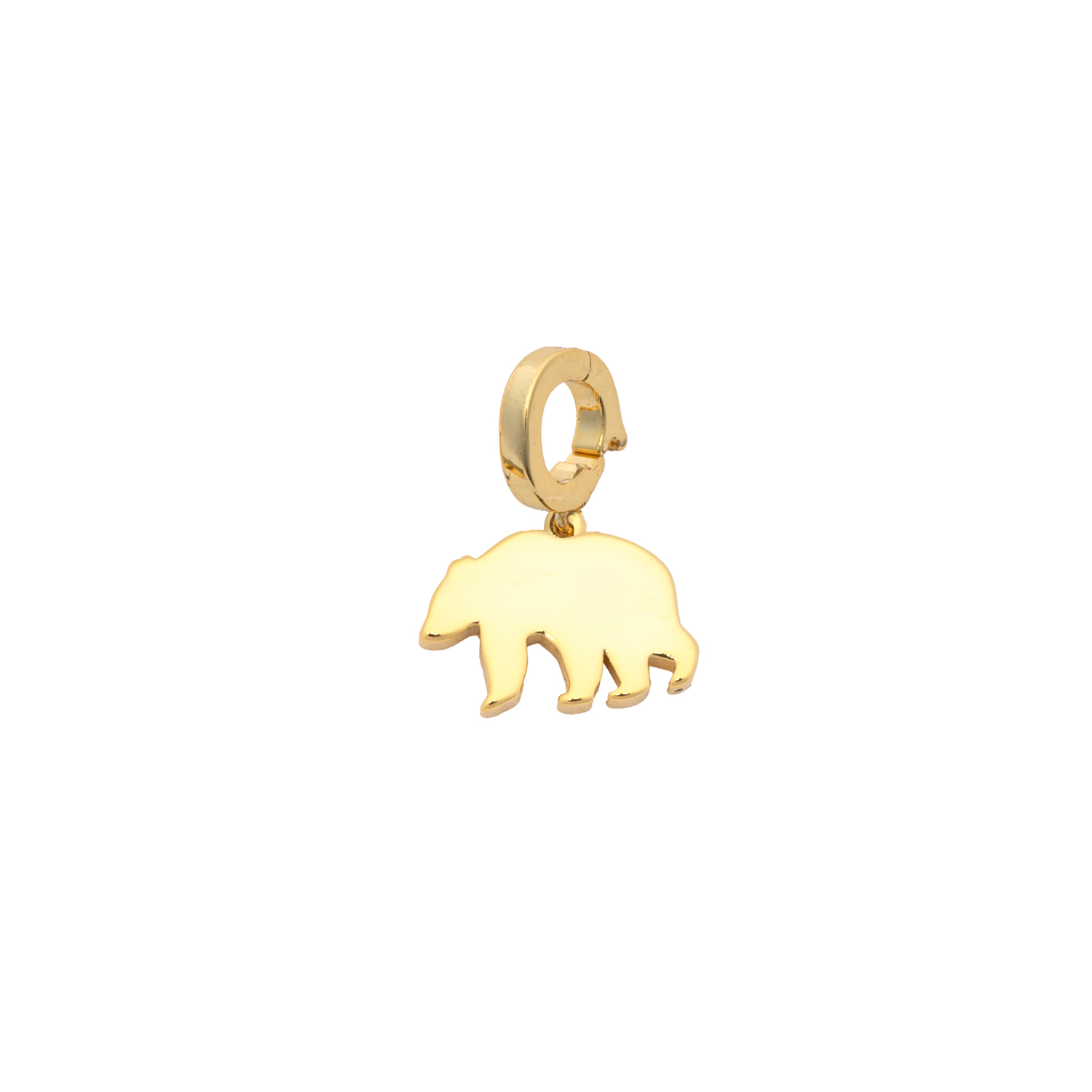 Picture of gold bear designed for charming charm