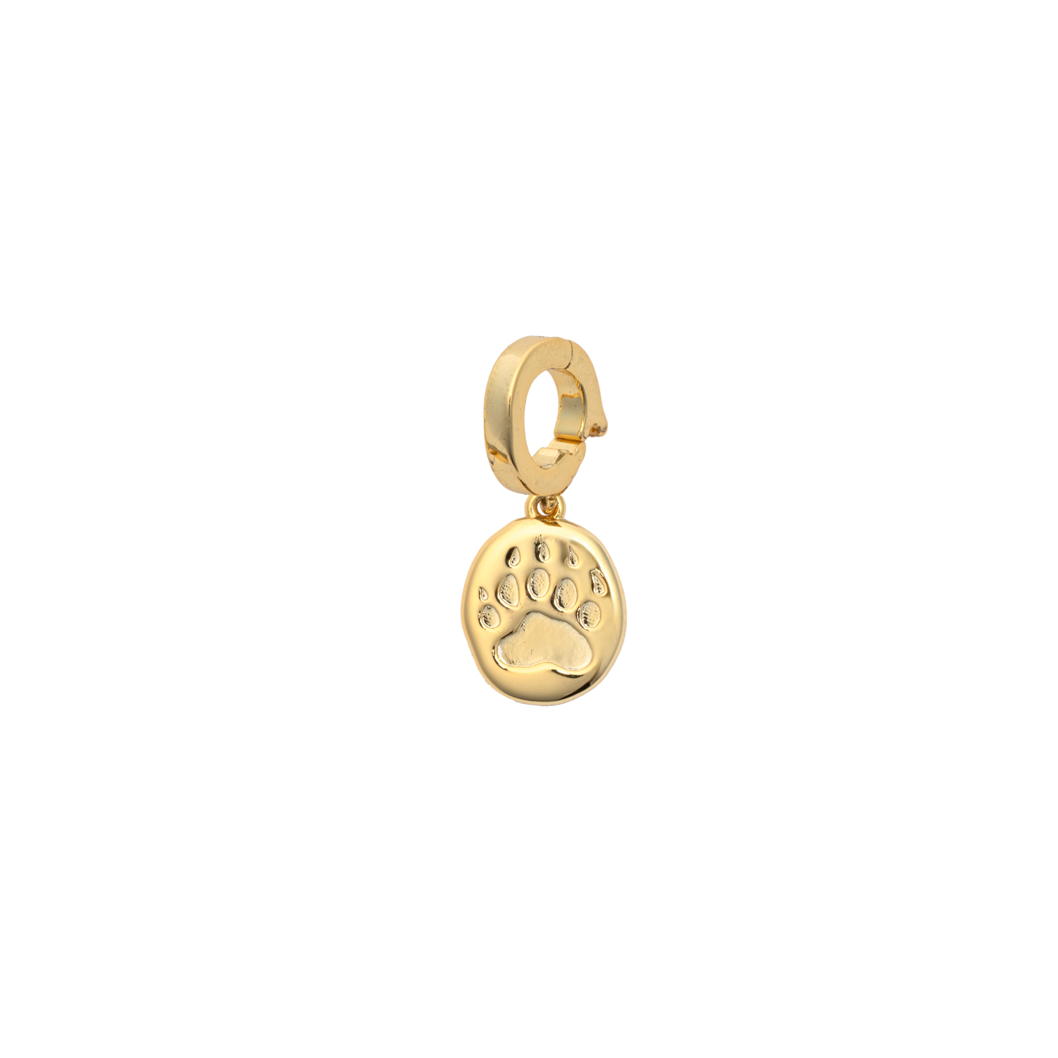 Picture of gold bear paw designed for charming charm