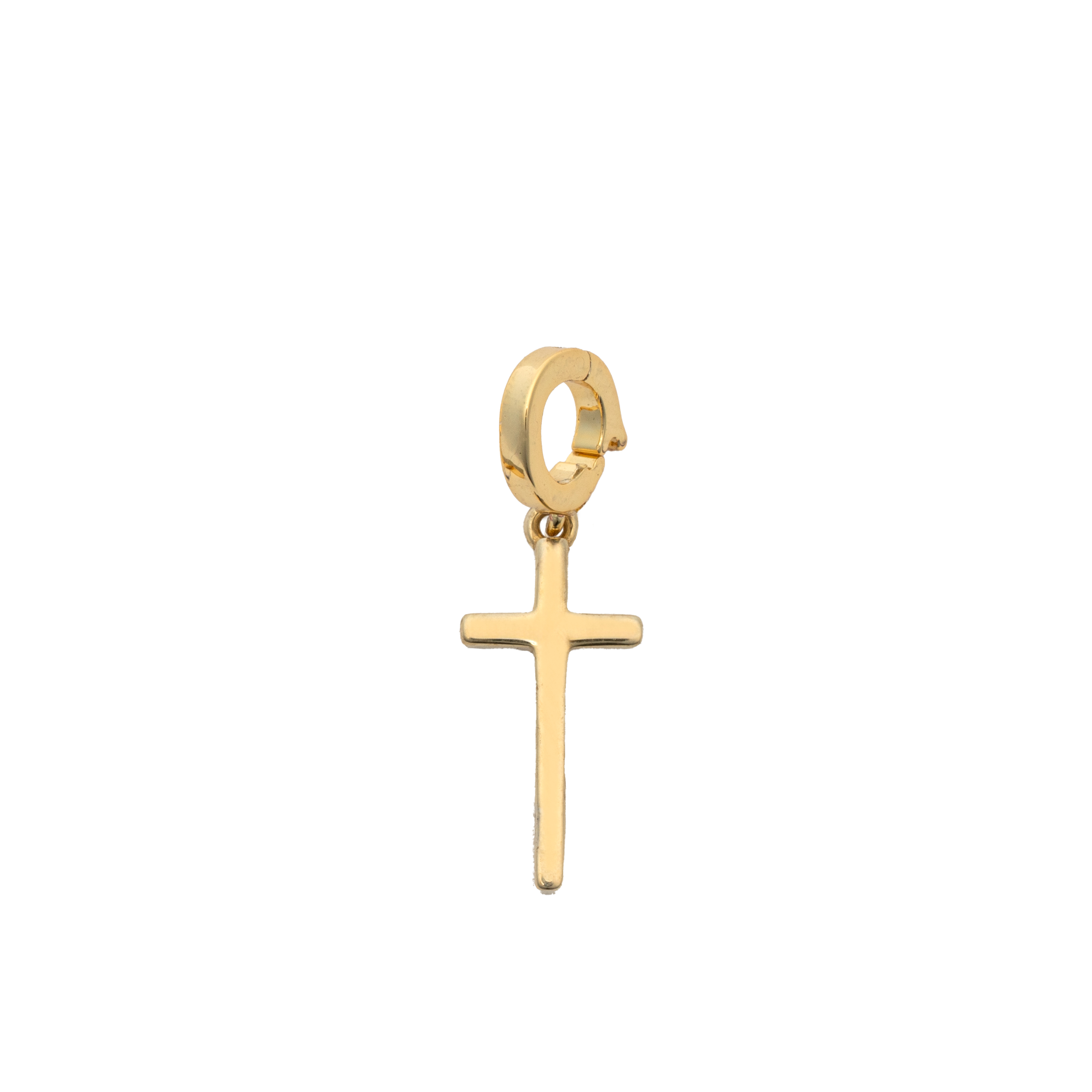 Picture of gold cross designed for charming charm