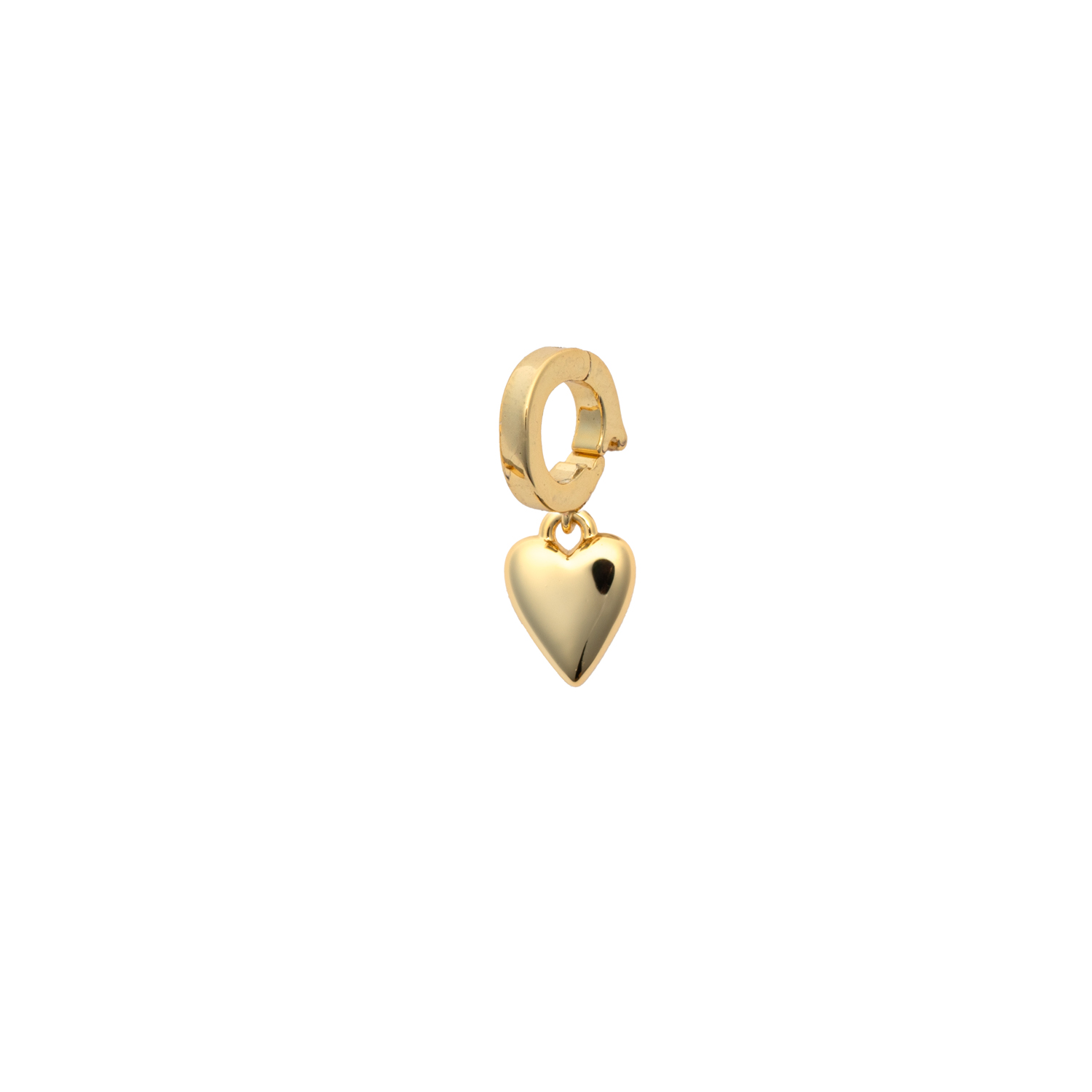 Picture of gold dainty heart designed for charming charm