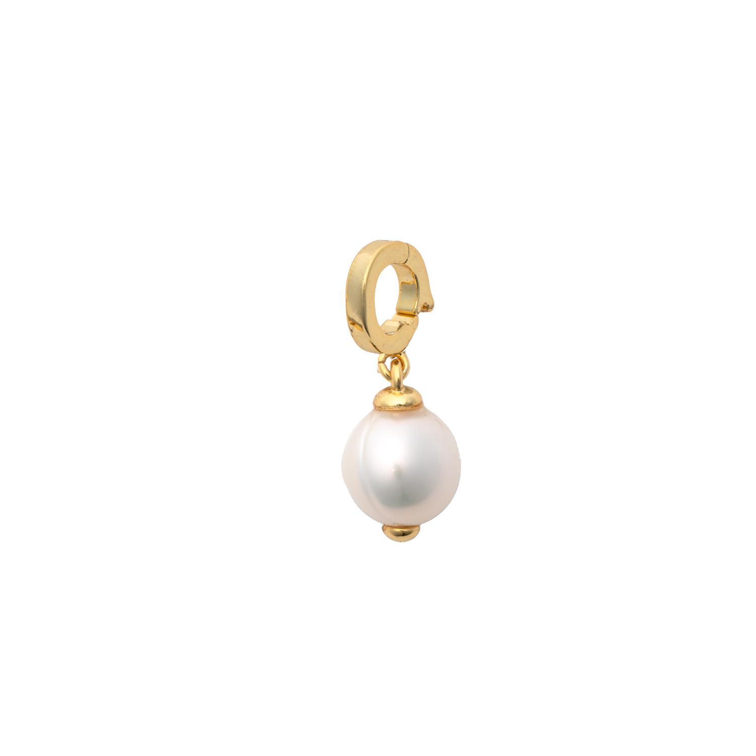 Picture of gold round pearl designed for charming charm