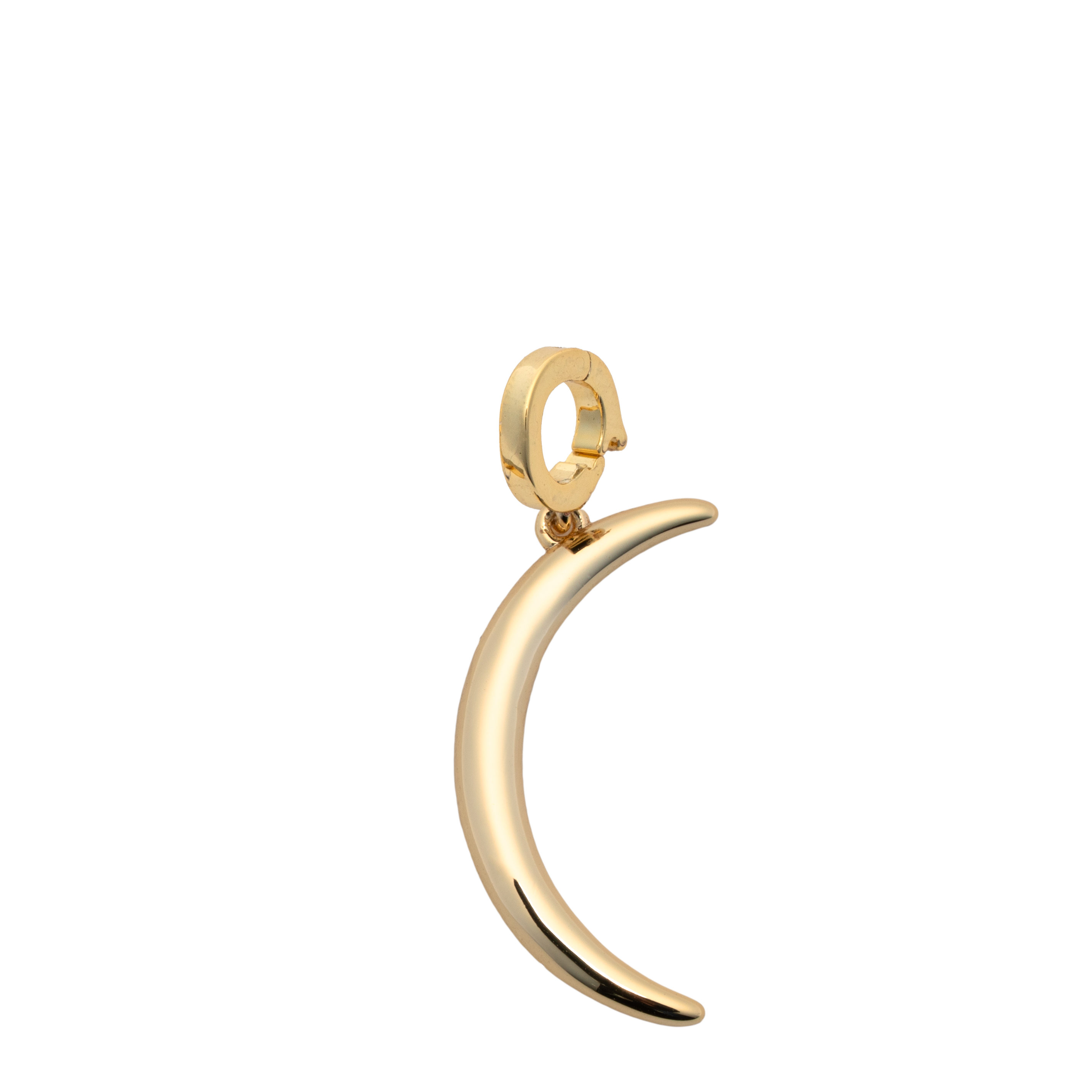 Picture of gold large cresent moon charm