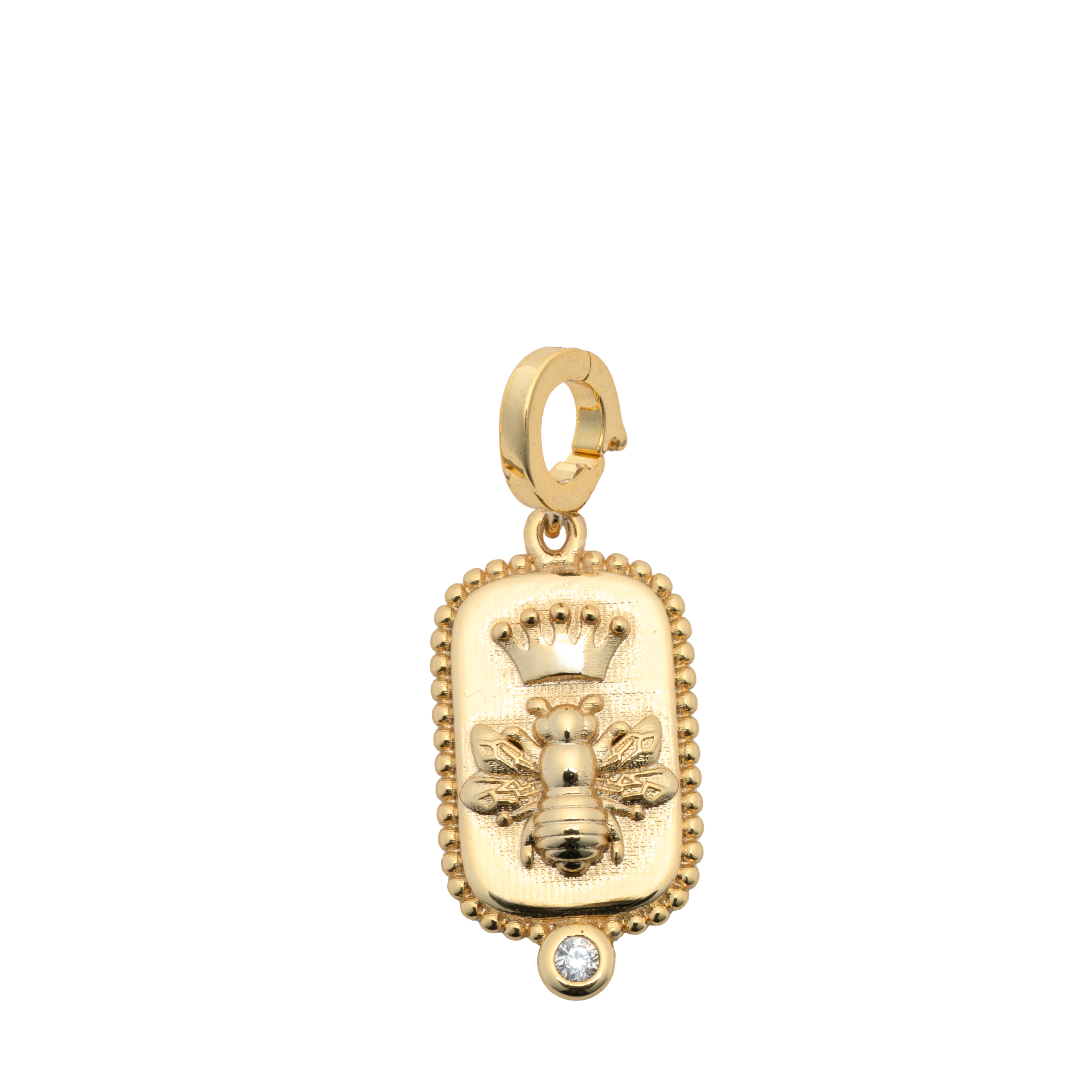 Picture of gold queen bee charm
