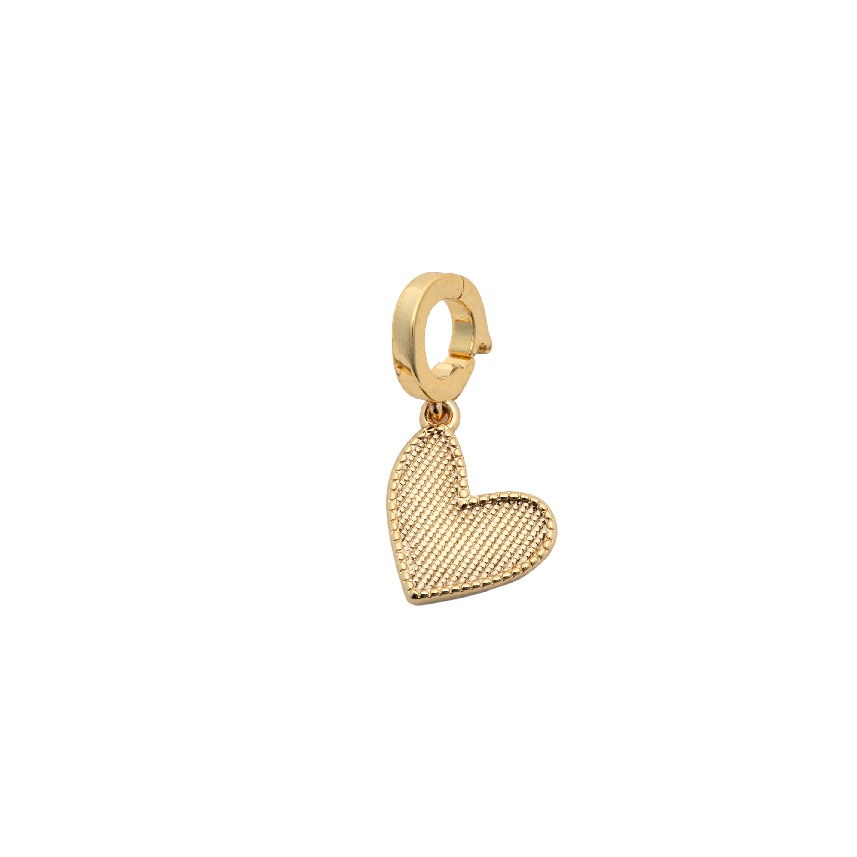 Picture of gold dotted heart charm