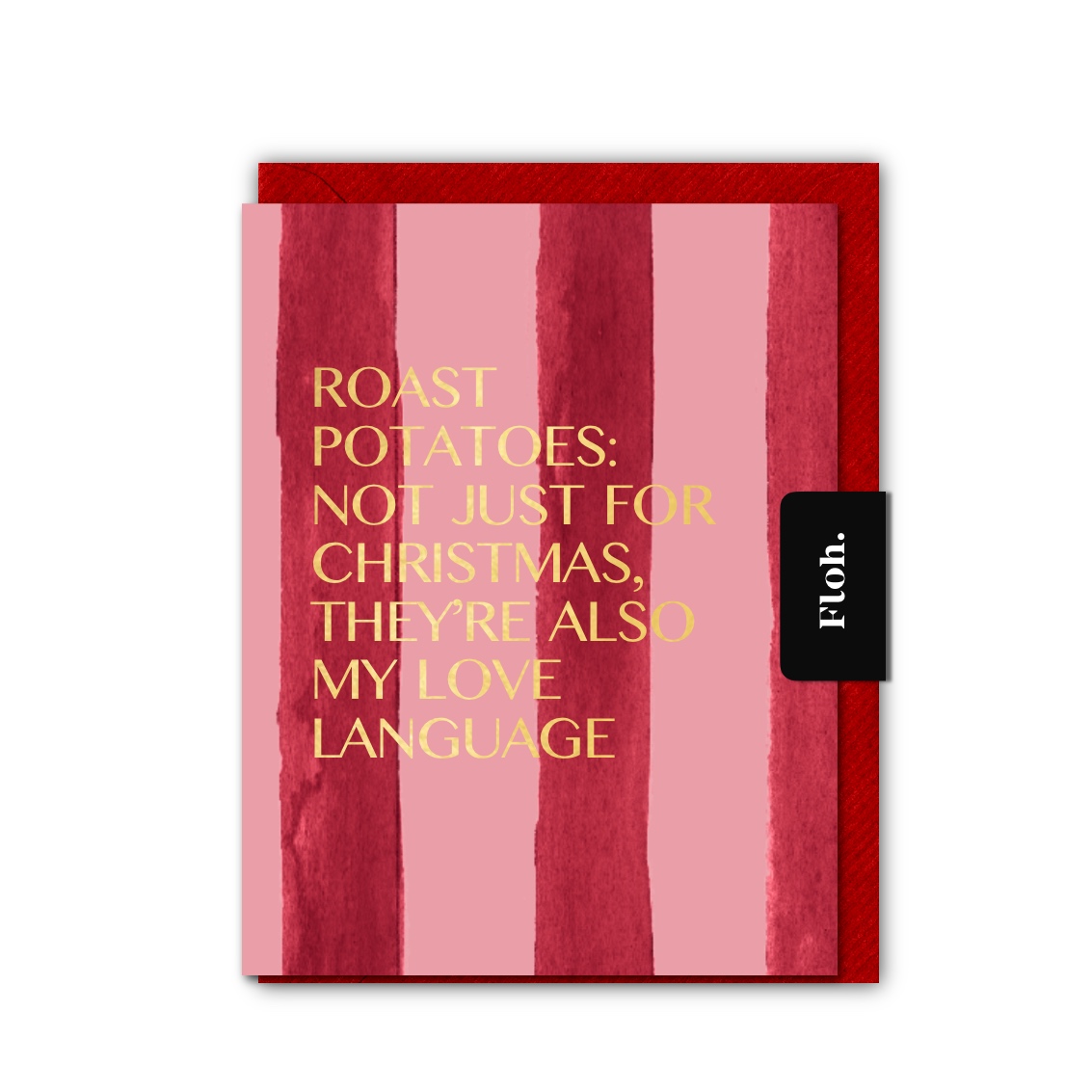 Picture of Roast Potatoes (Stripes) Card (Cello-Free)