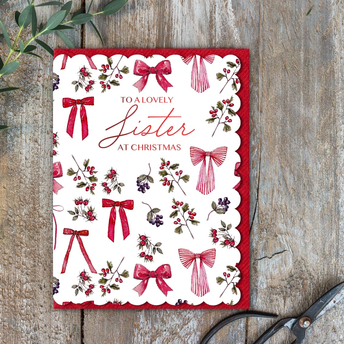 Picture of To a Lovely Sister Card (cello free)
