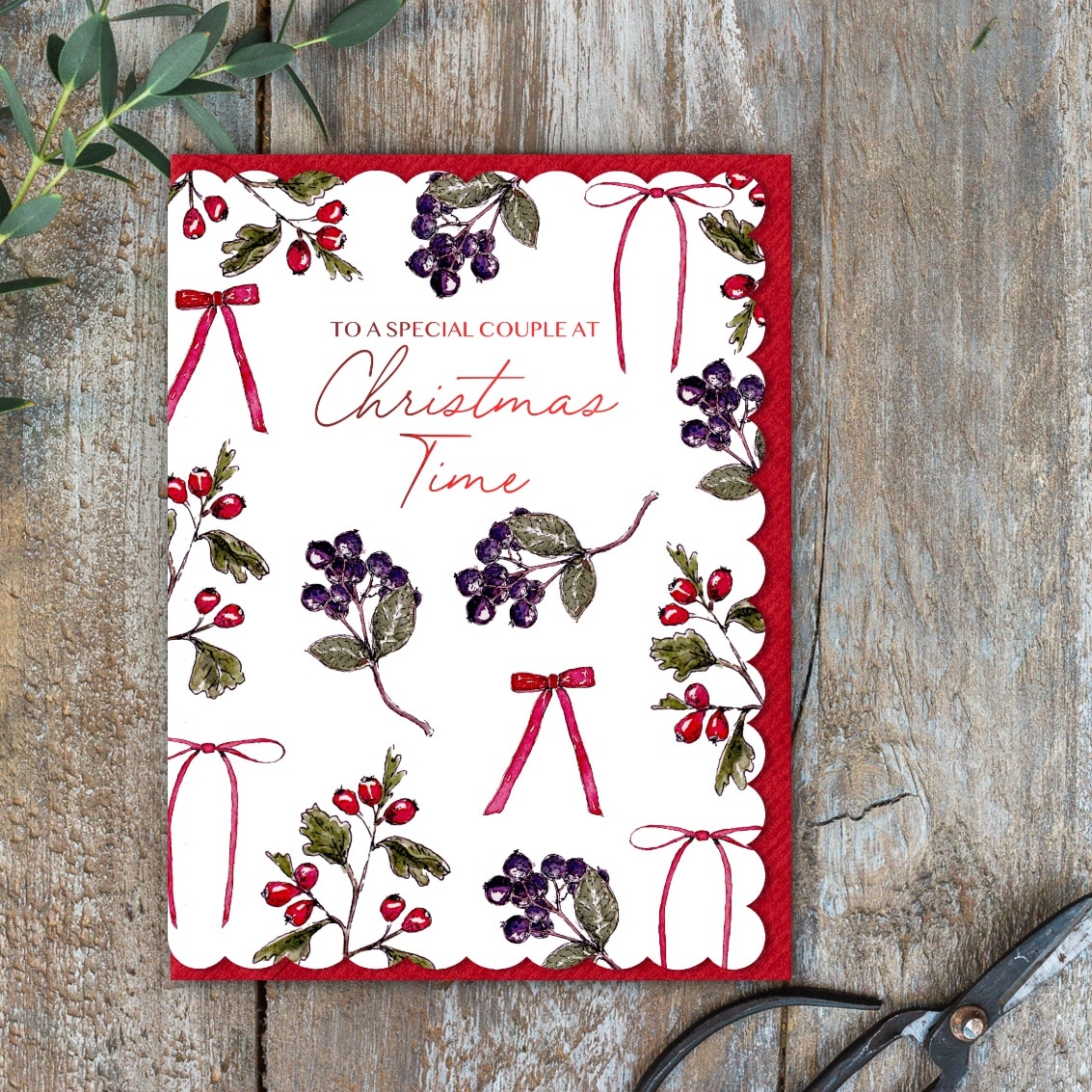 Picture of To a Special Couple at Christmas Time Card (cello