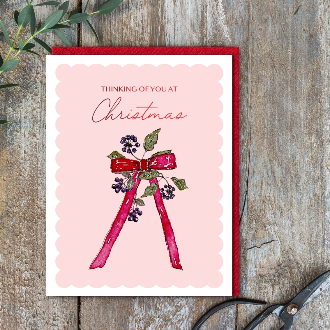 Picture of Thinking of You at Christmas Card (cello free)