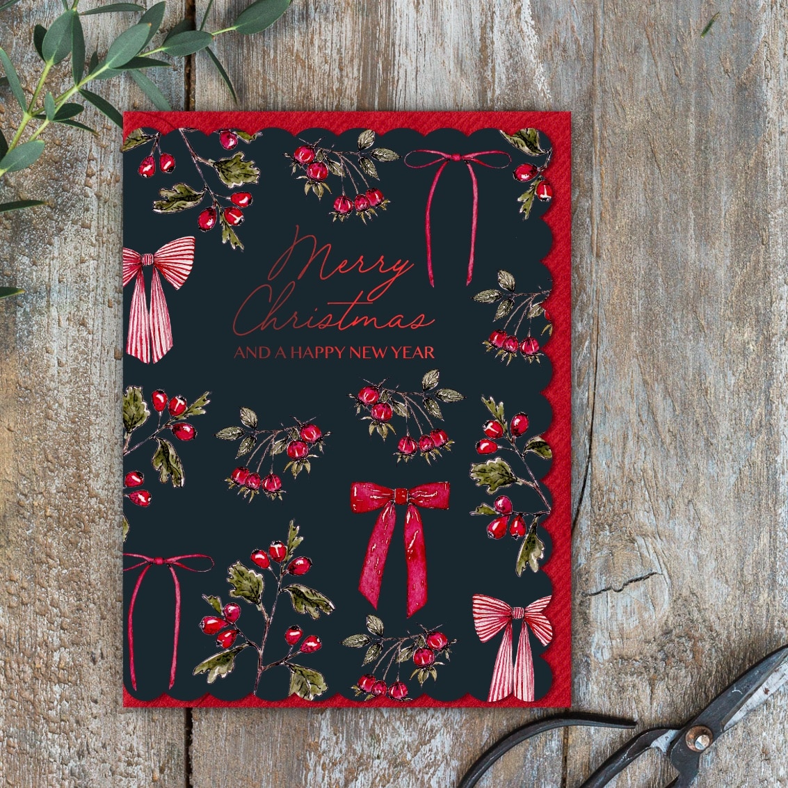 Picture of Merry Christmas and a Happy New Year Card (cello f