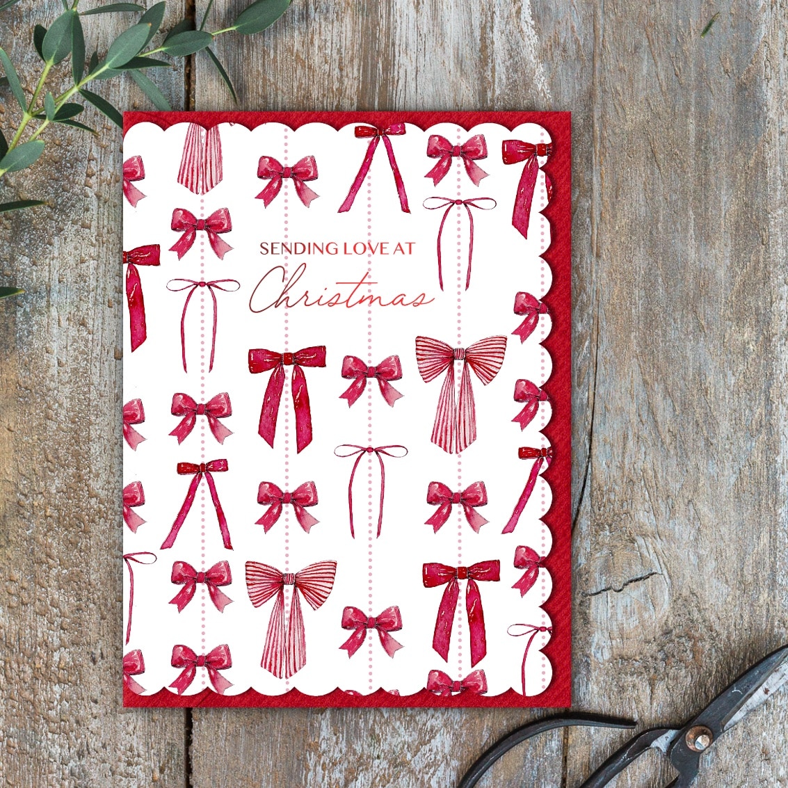 Picture of Sending Love at Christmas Card (cello free)