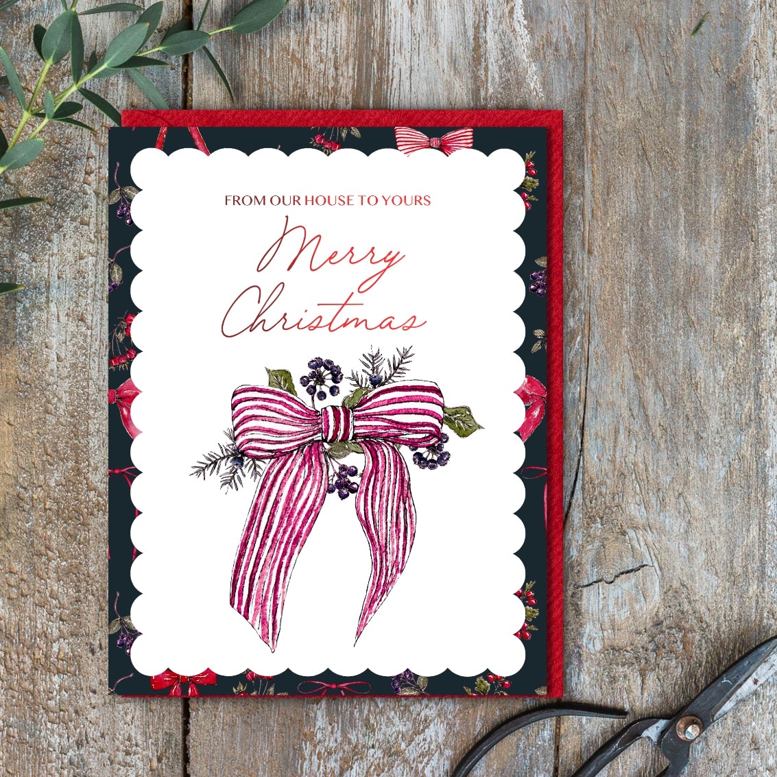 Picture of From our house to yours Card (cello free)