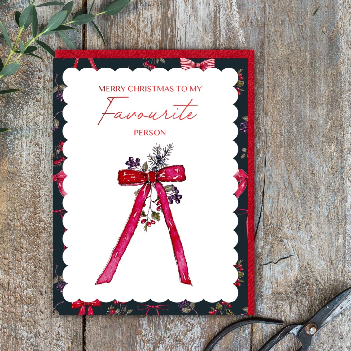 Picture of Merry Christmas to my Favourite Person Card (cello