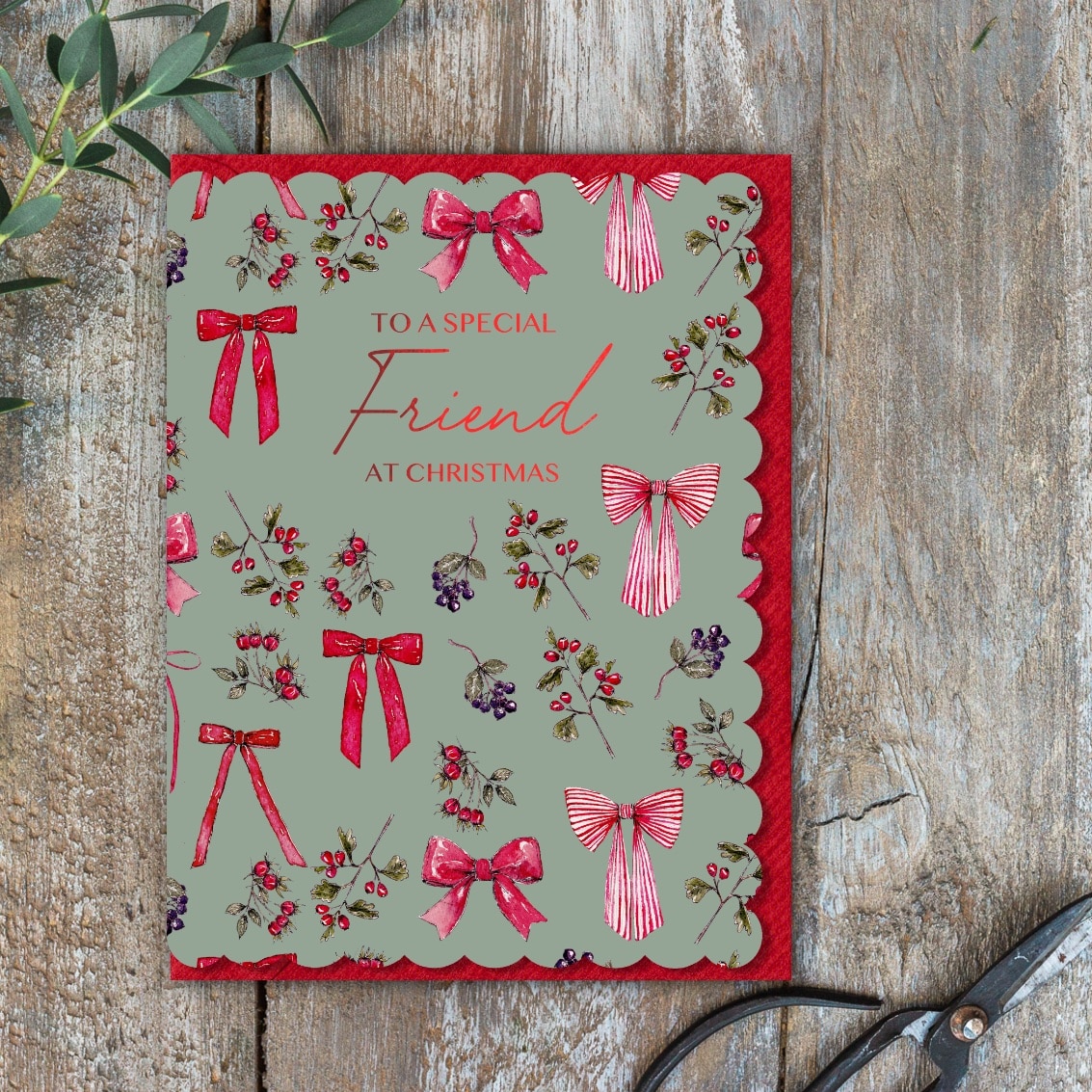 Picture of Wishing you a Wonderful Christmas Card (cello free