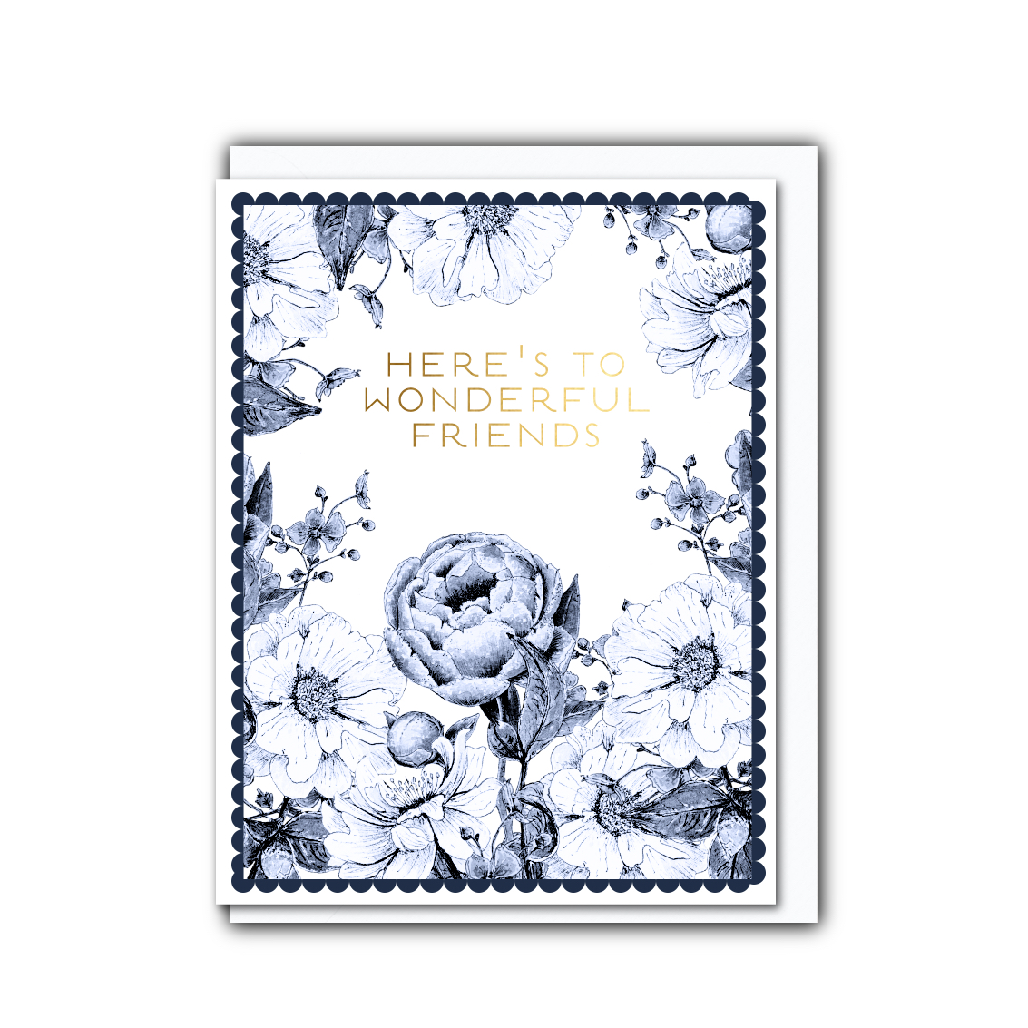 Picture of Heres to Wonderful Friends (Chateau) Card (Cello-F