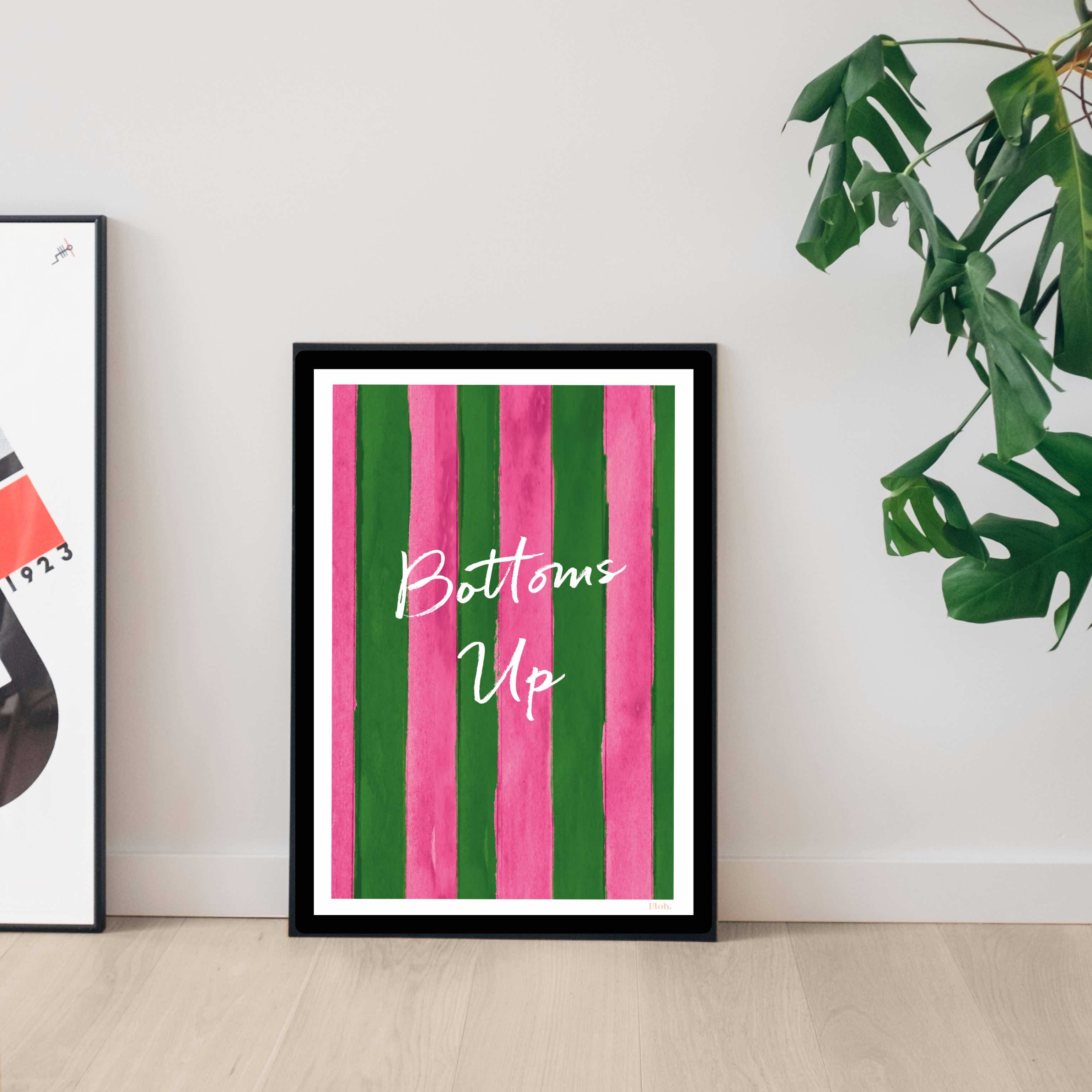 Picture of Bottoms Up A4 Digital Print