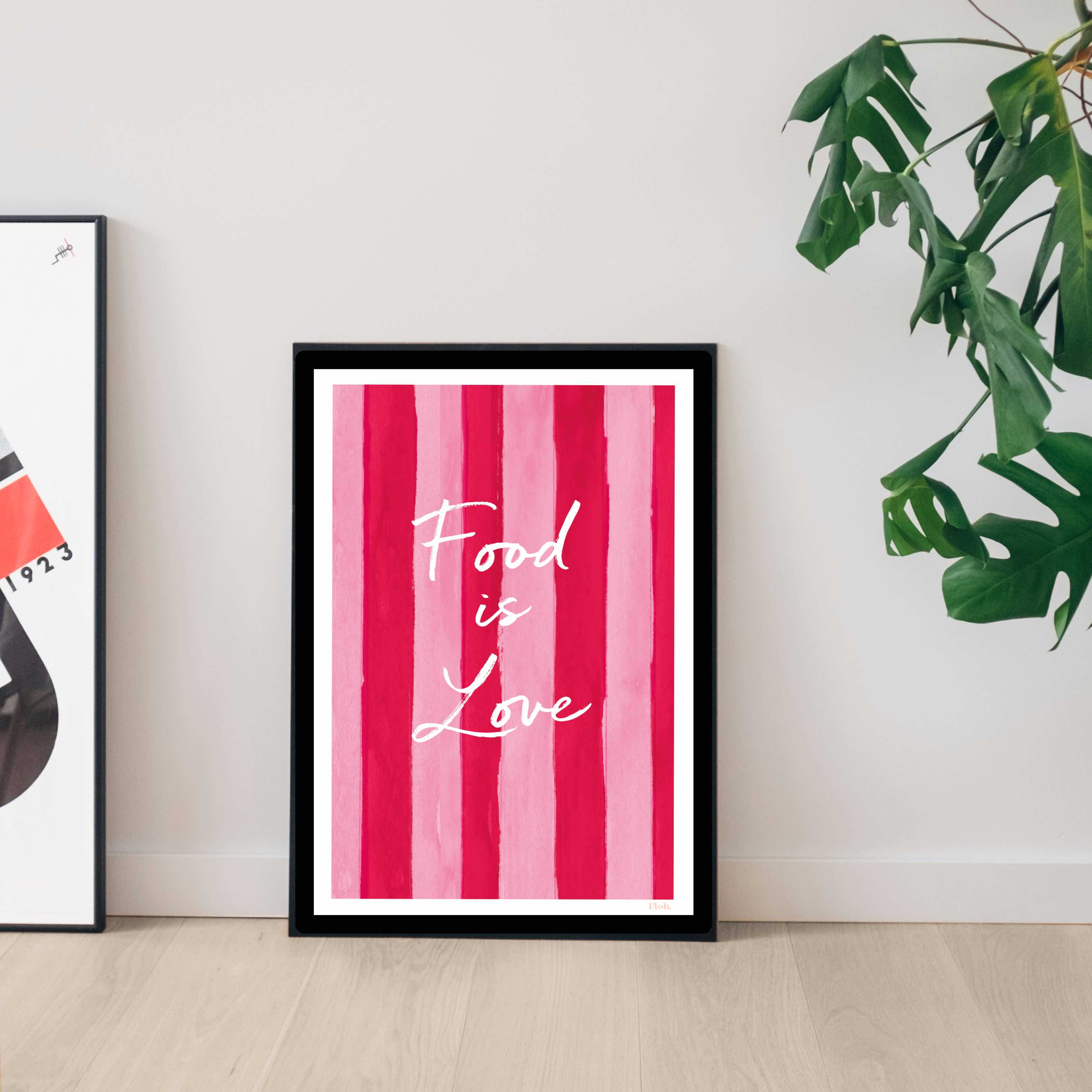 Picture of Food is Love A4 Digital Print